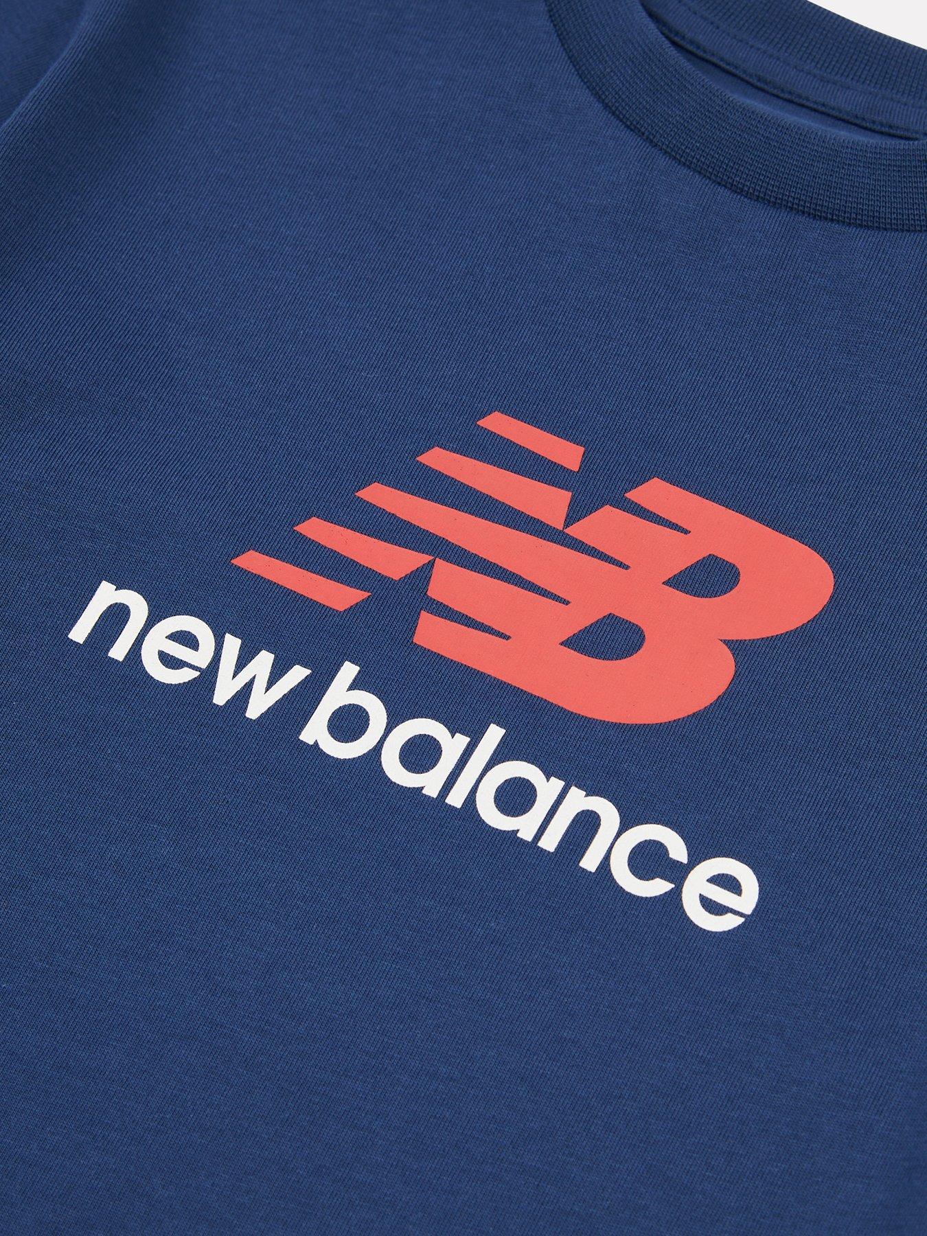  image of new-balance-junior-boys-jersey-stacked-logo-t-shirt-navy