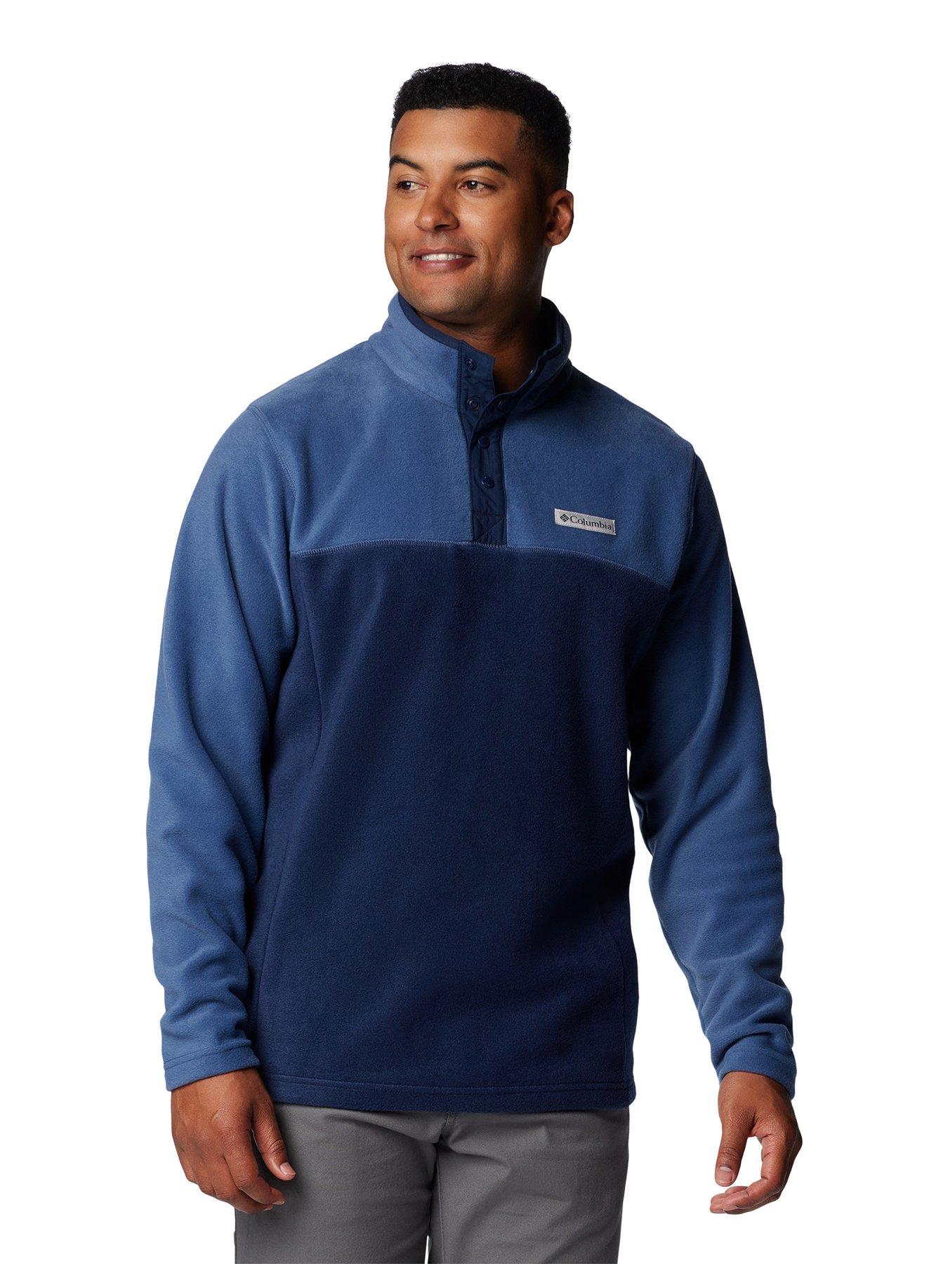  image of columbia-mens-steens-mountain-half-snap-ii-fleece-navy