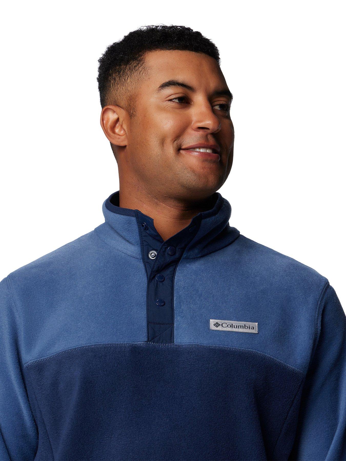  image of columbia-mens-steens-mountain-half-snap-ii-fleece-navy
