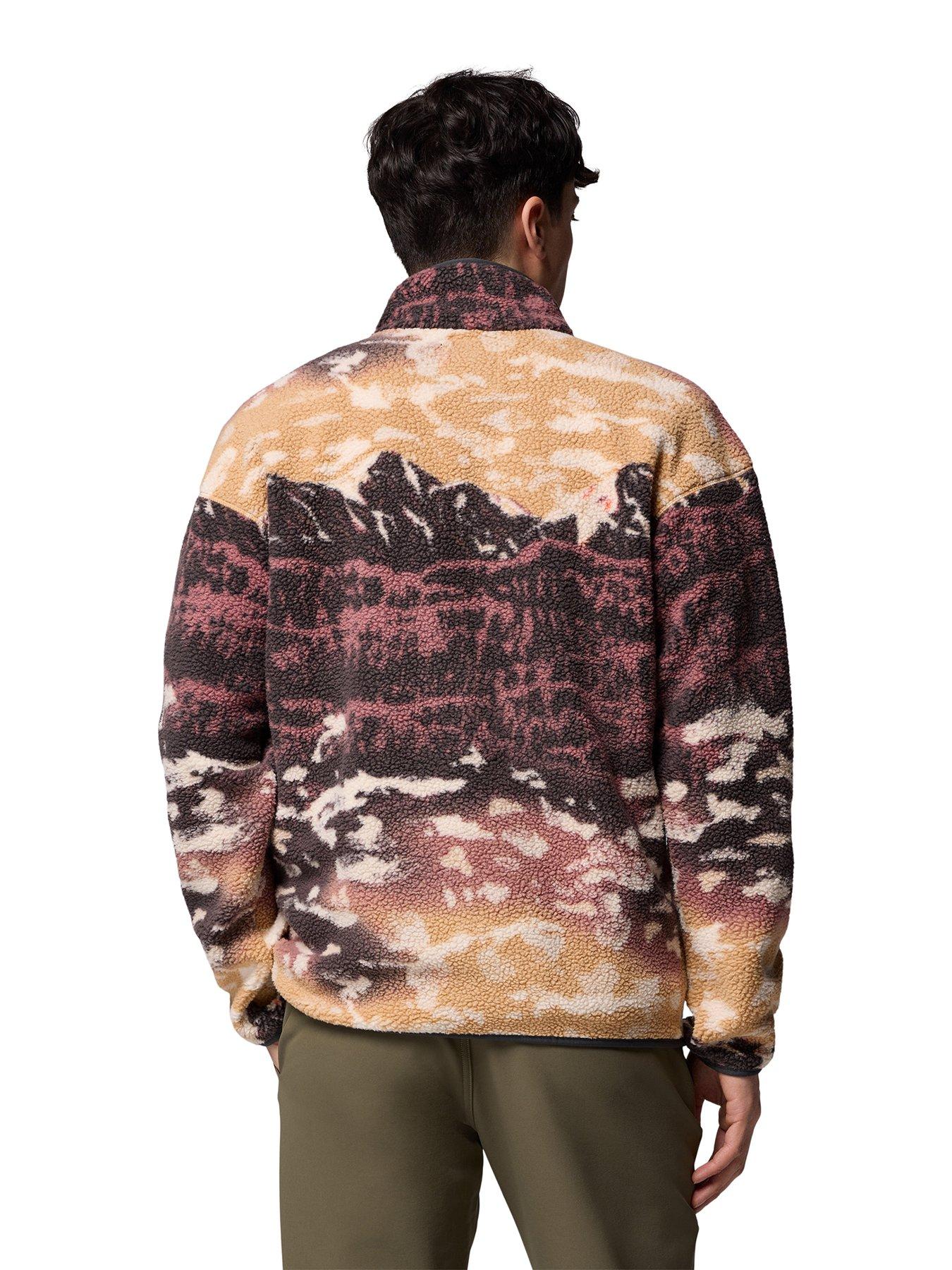 Image 2 of 5 of Columbia Men's Helvetia Ii Printed Half Snap Fleece - Brown
