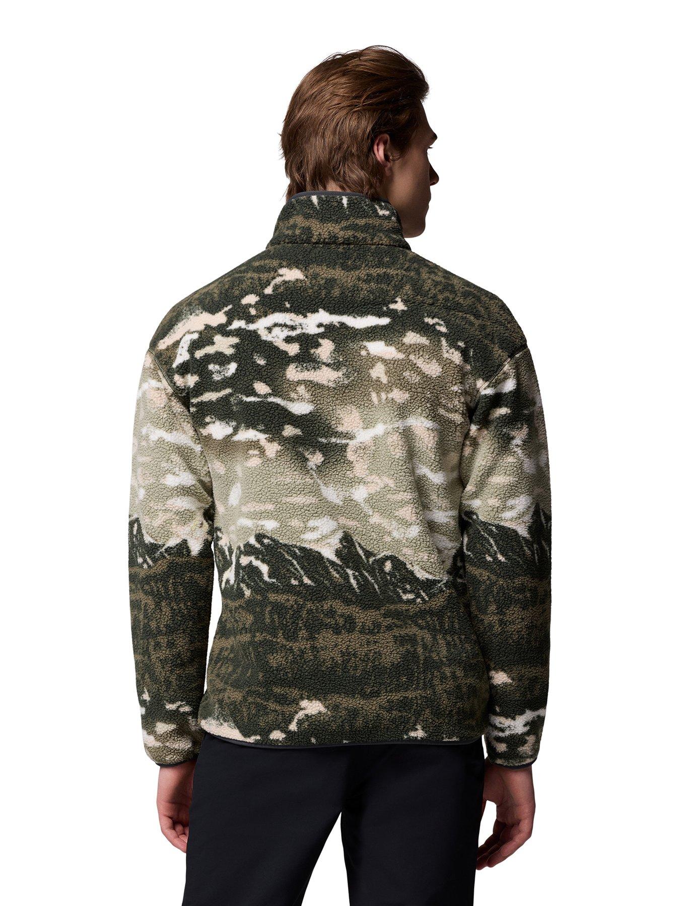 Image 2 of 5 of Columbia Men's Helvetia Ii Printed Half Snap Fleece - Green