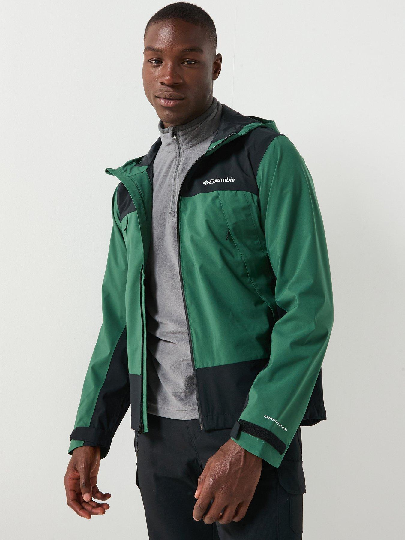  image of columbia-mens-boulder-falls-jacket-green