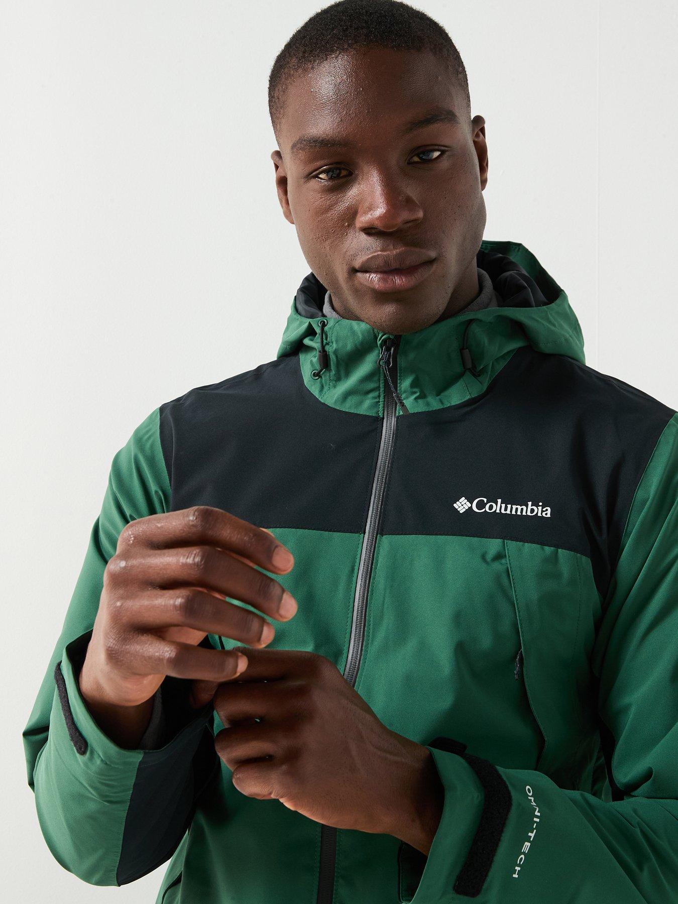  image of columbia-mens-boulder-falls-jacket-green