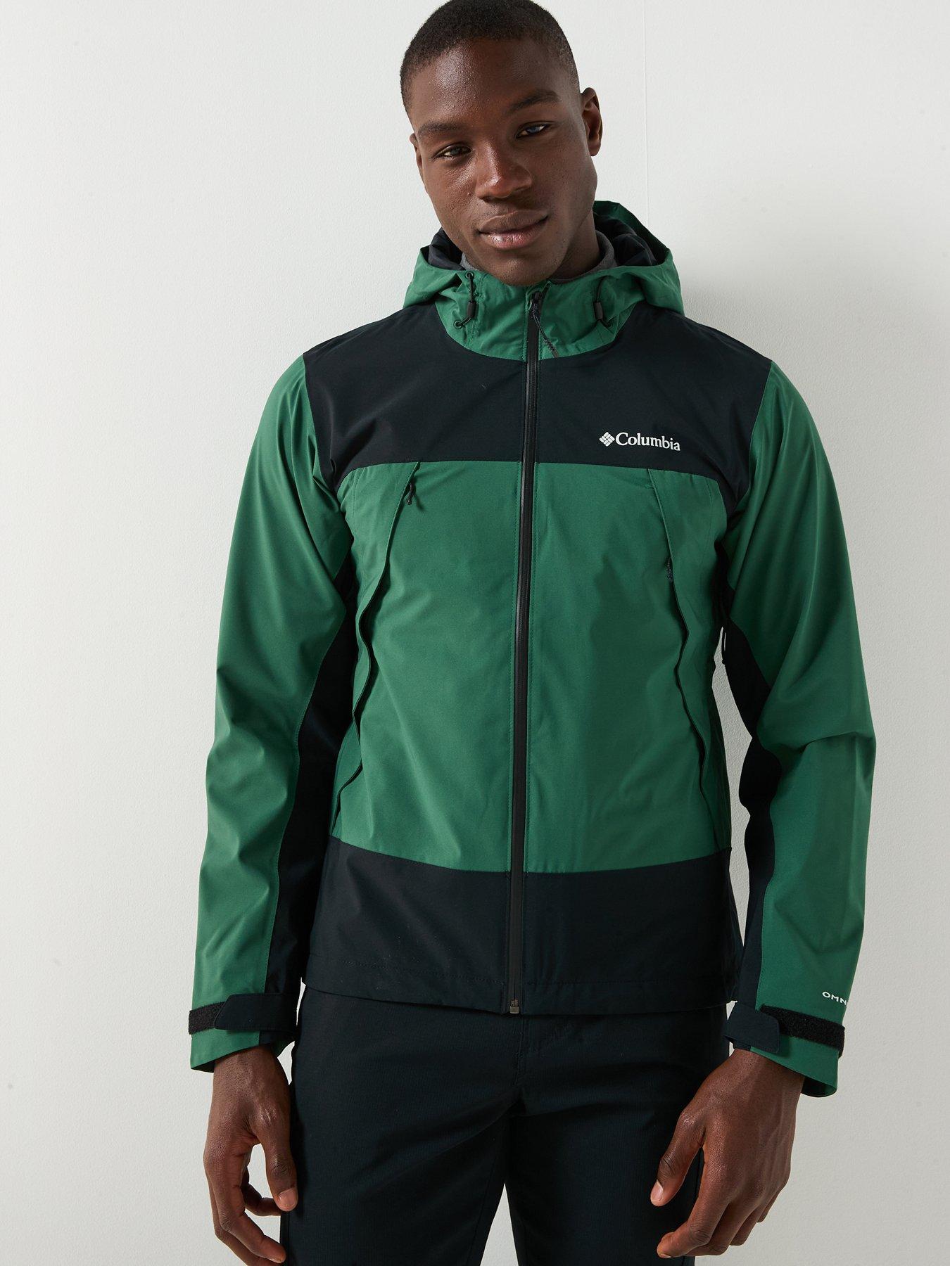  image of columbia-mens-boulder-falls-jacket-green