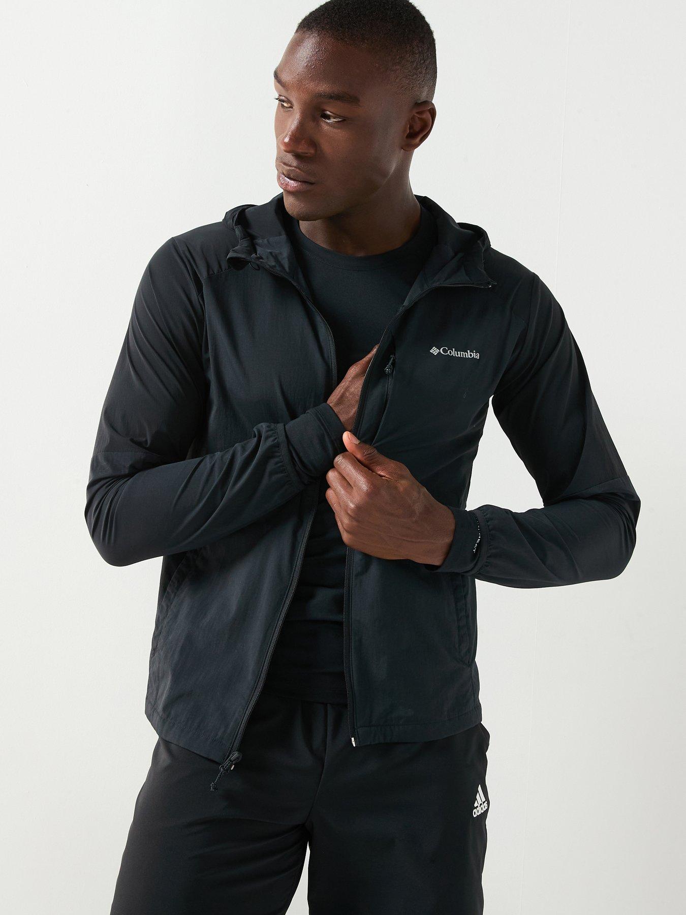 undefined Men's Columbia Tech Nylon Hoodie - Black