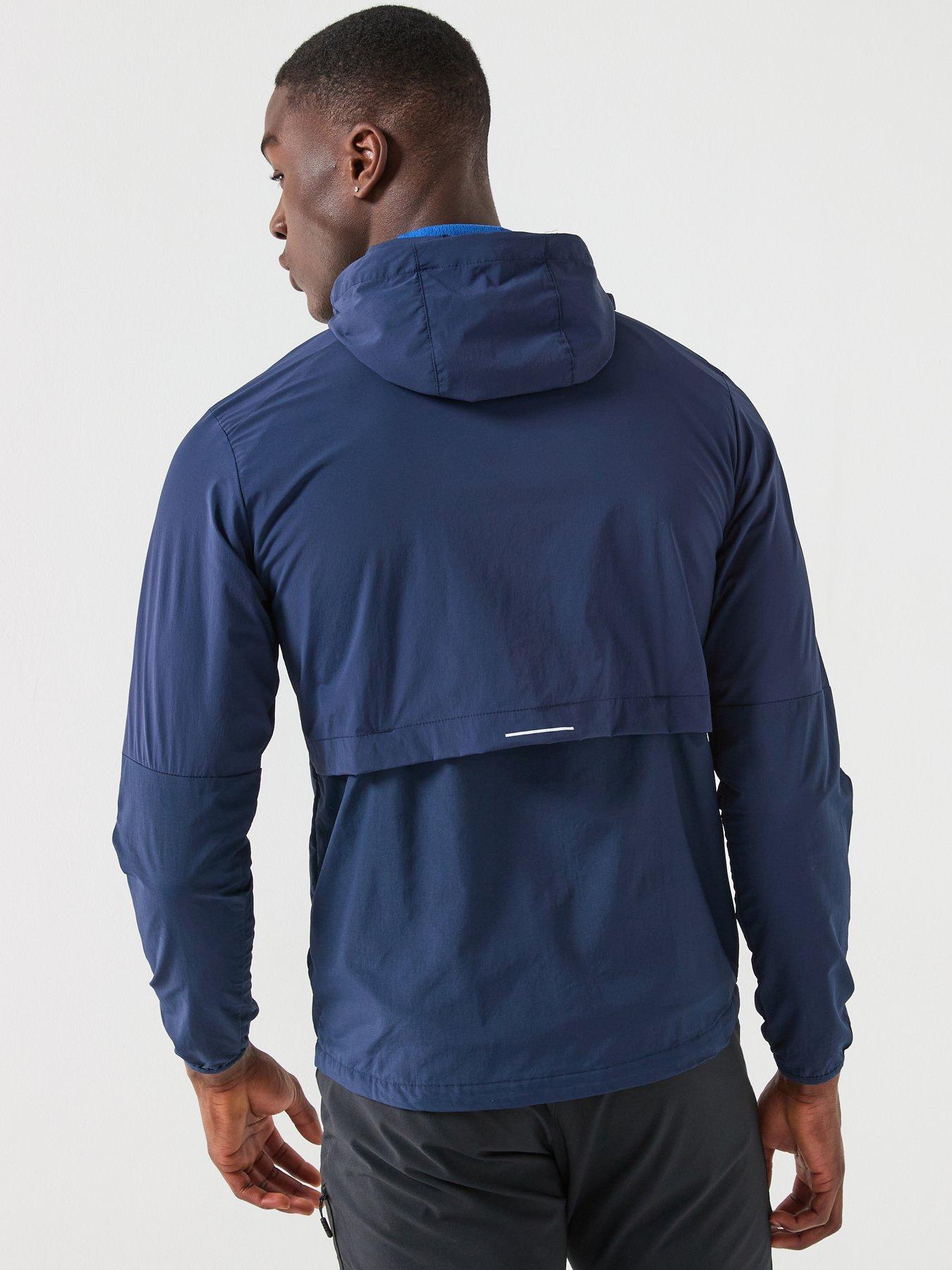 stillFront image of columbia-mens-tech-nylon-hoodie-navy