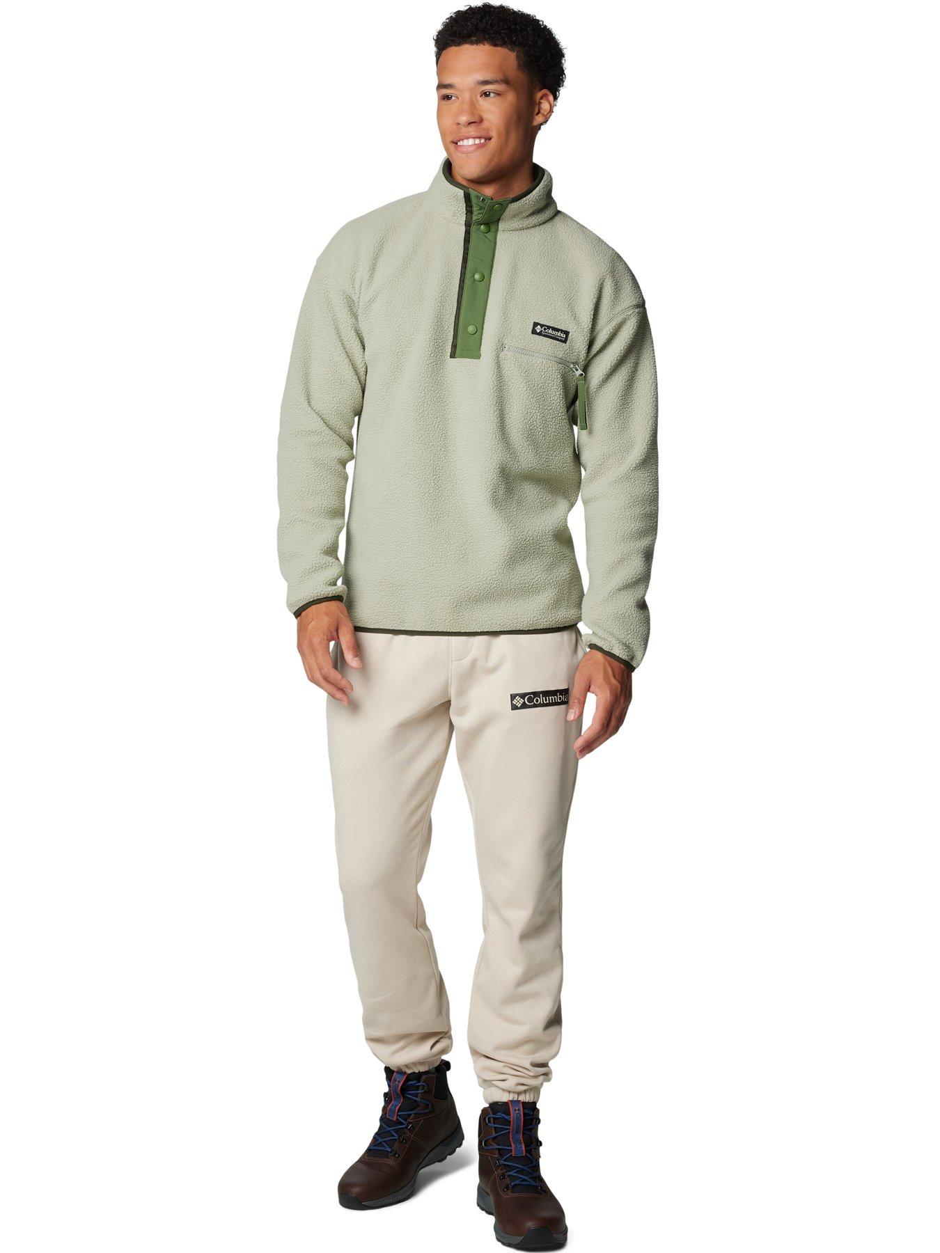  image of columbia-mens-helvetia-ii-half-snap-fleece-green