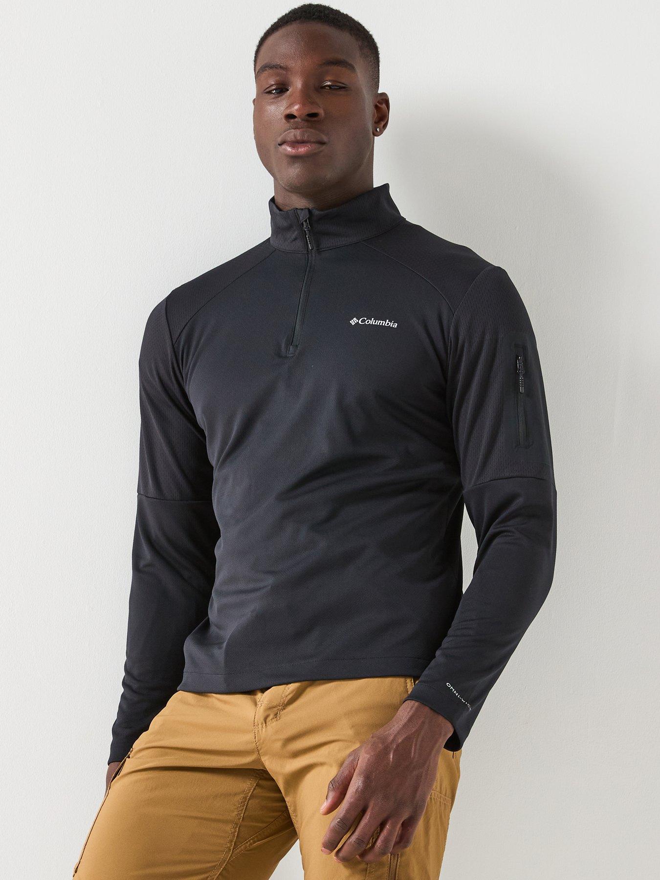 columbia-mens-tech-knit-14-zip-black