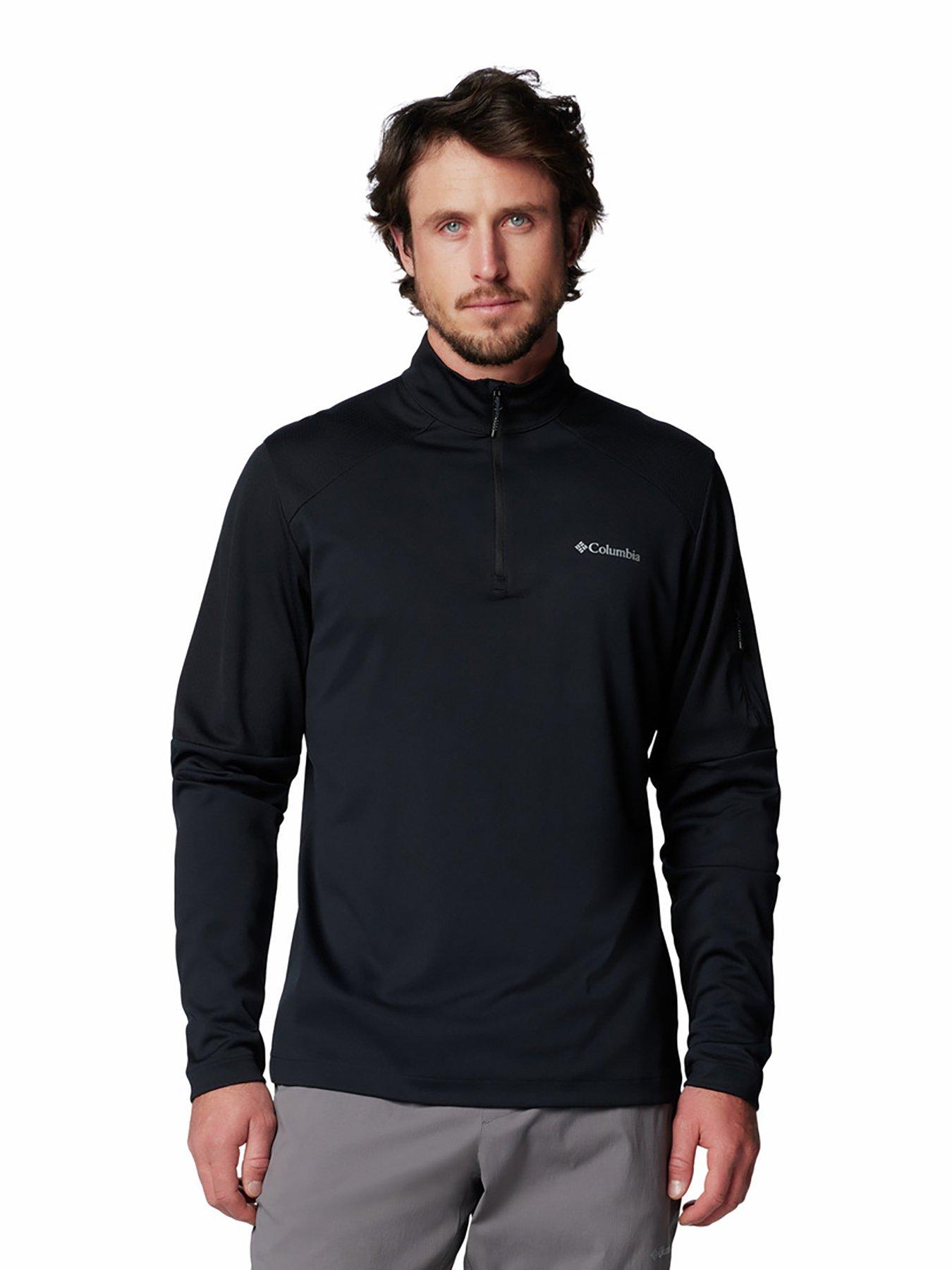 undefined Men's Tech Knit 1/4 Zip - Black