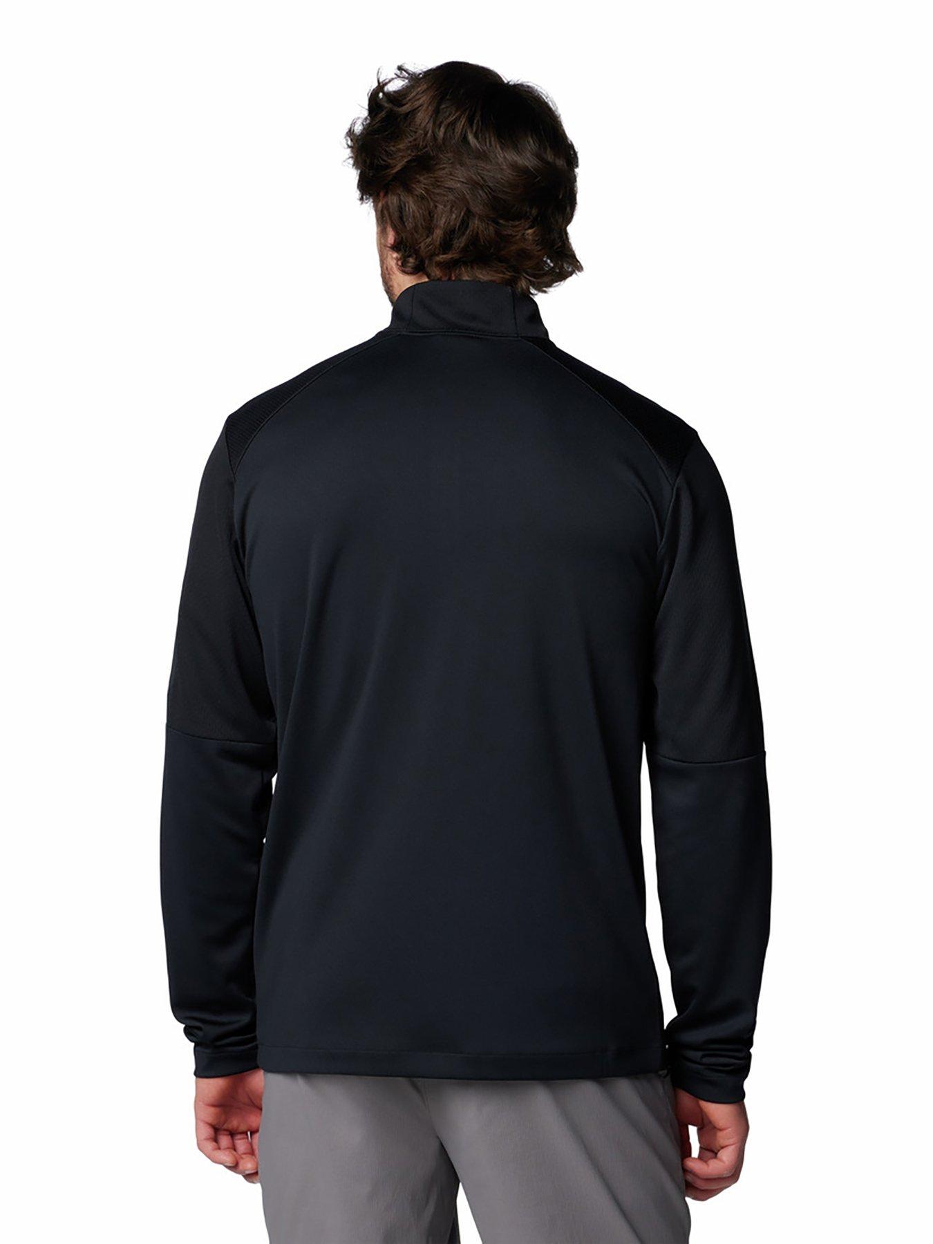 Image 2 of 5 of Columbia Men's Tech Knit 1/4 Zip - Black