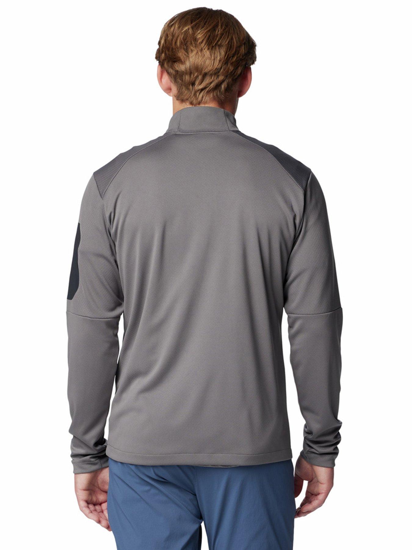 Image 2 of 6 of Columbia Men's Columbia Tech Knit 1/4 Zip - Grey
