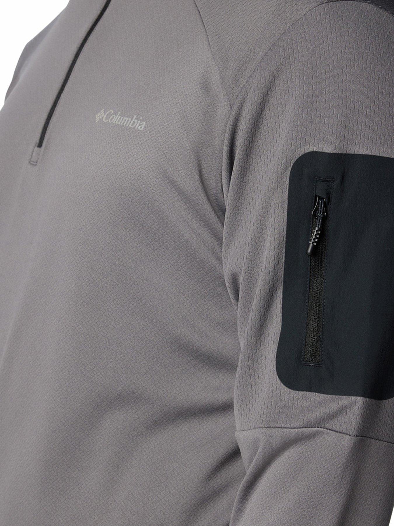 Image 4 of 6 of Columbia Men's Columbia Tech Knit 1/4 Zip - Grey