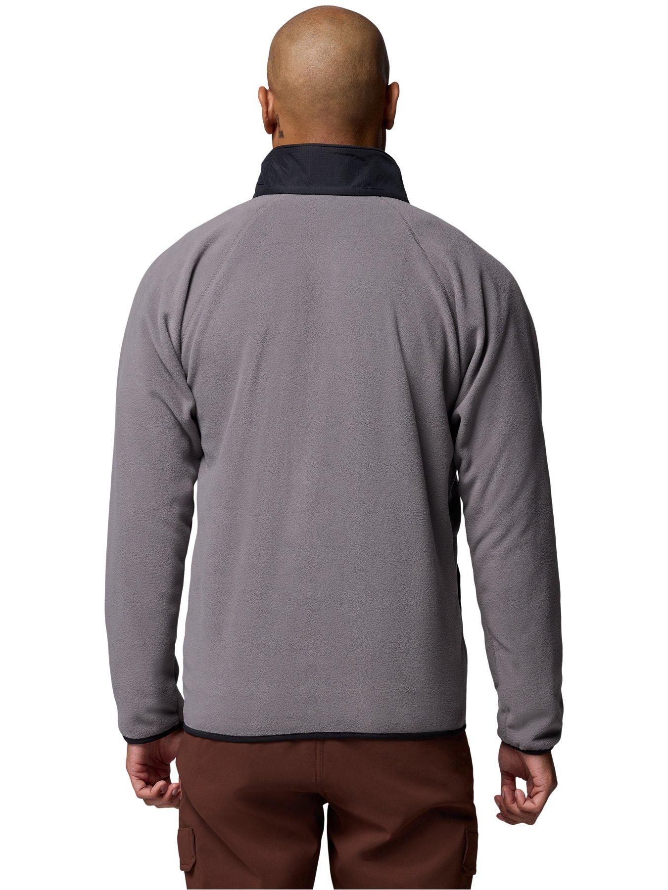  image of columbia-mens-fast-trek-overlay-full-zip-fleece-grey