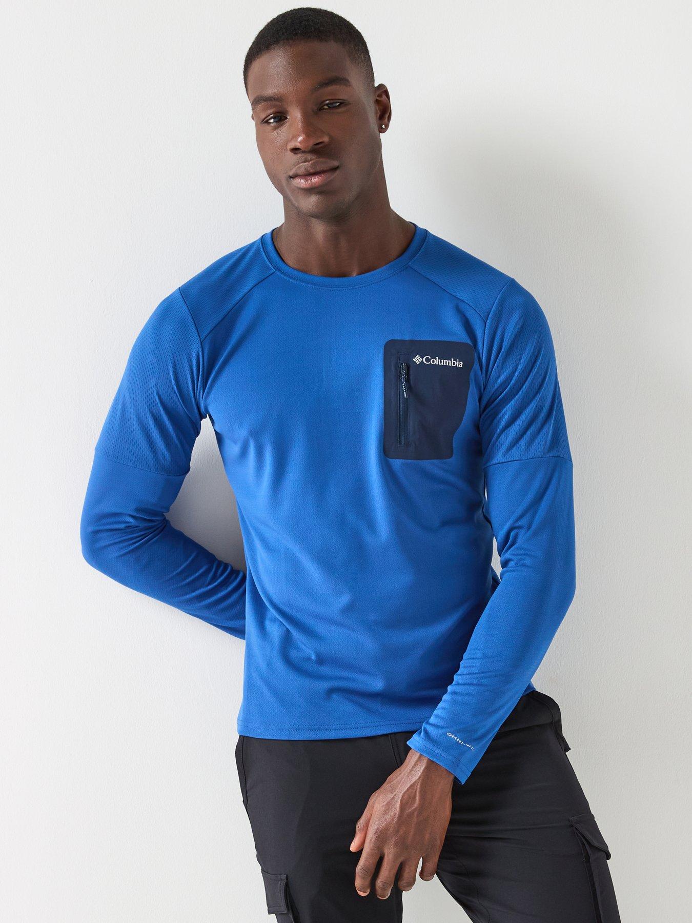 columbia-mens-tech-knit-long-sleeve-crew-blue