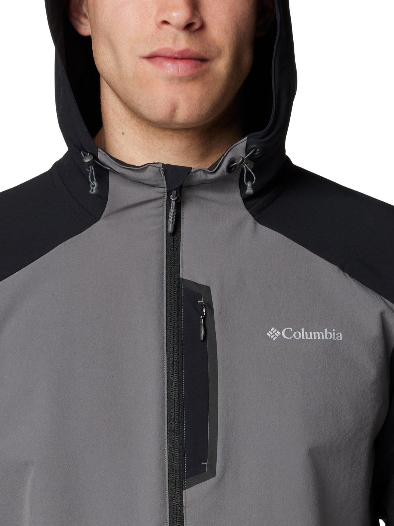 Image 4 of 6 of Columbia Men's Columbia Tech Softshell Hoodie - Grey
