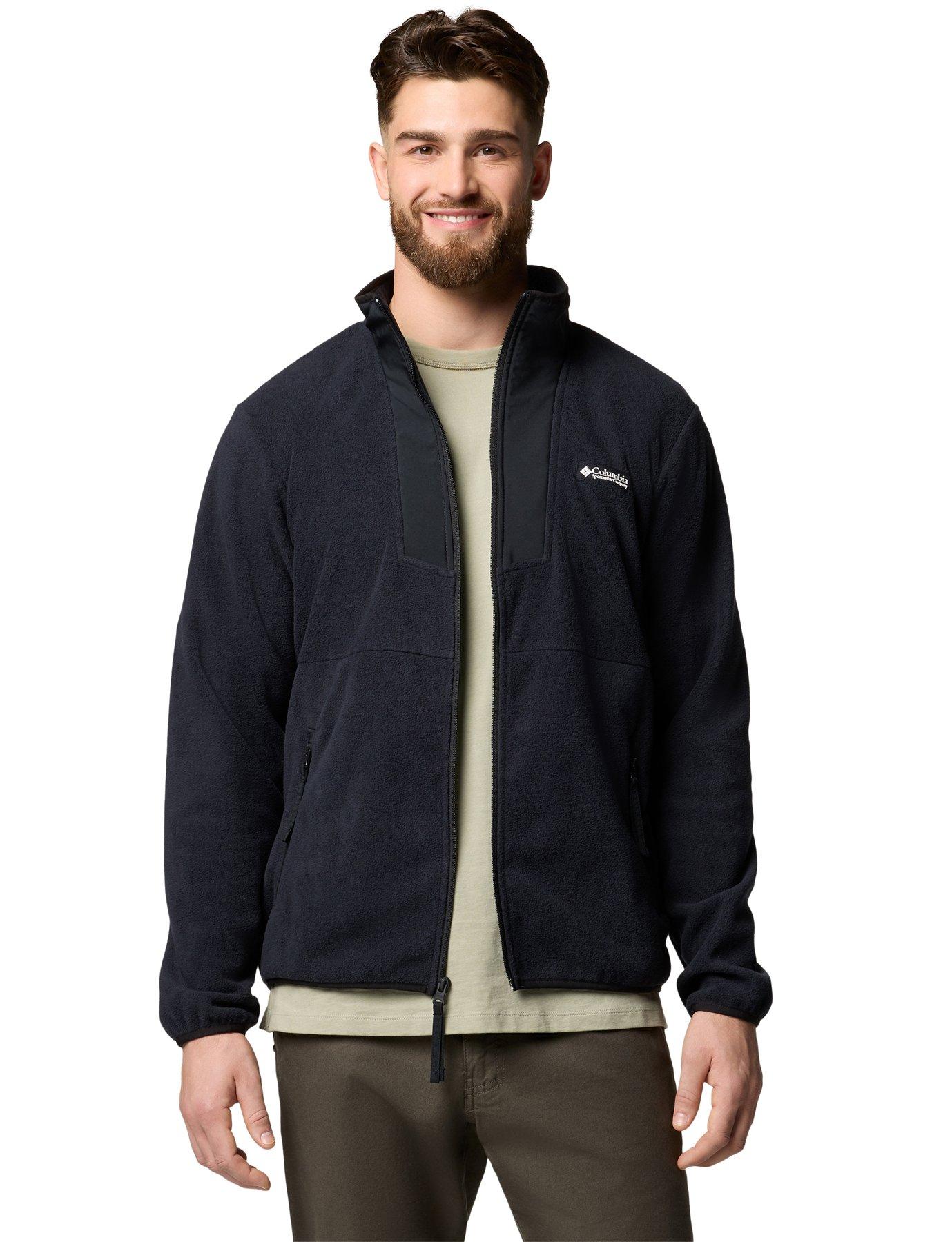  image of columbia-mens-sequoia-grove-full-zip-fleece-black