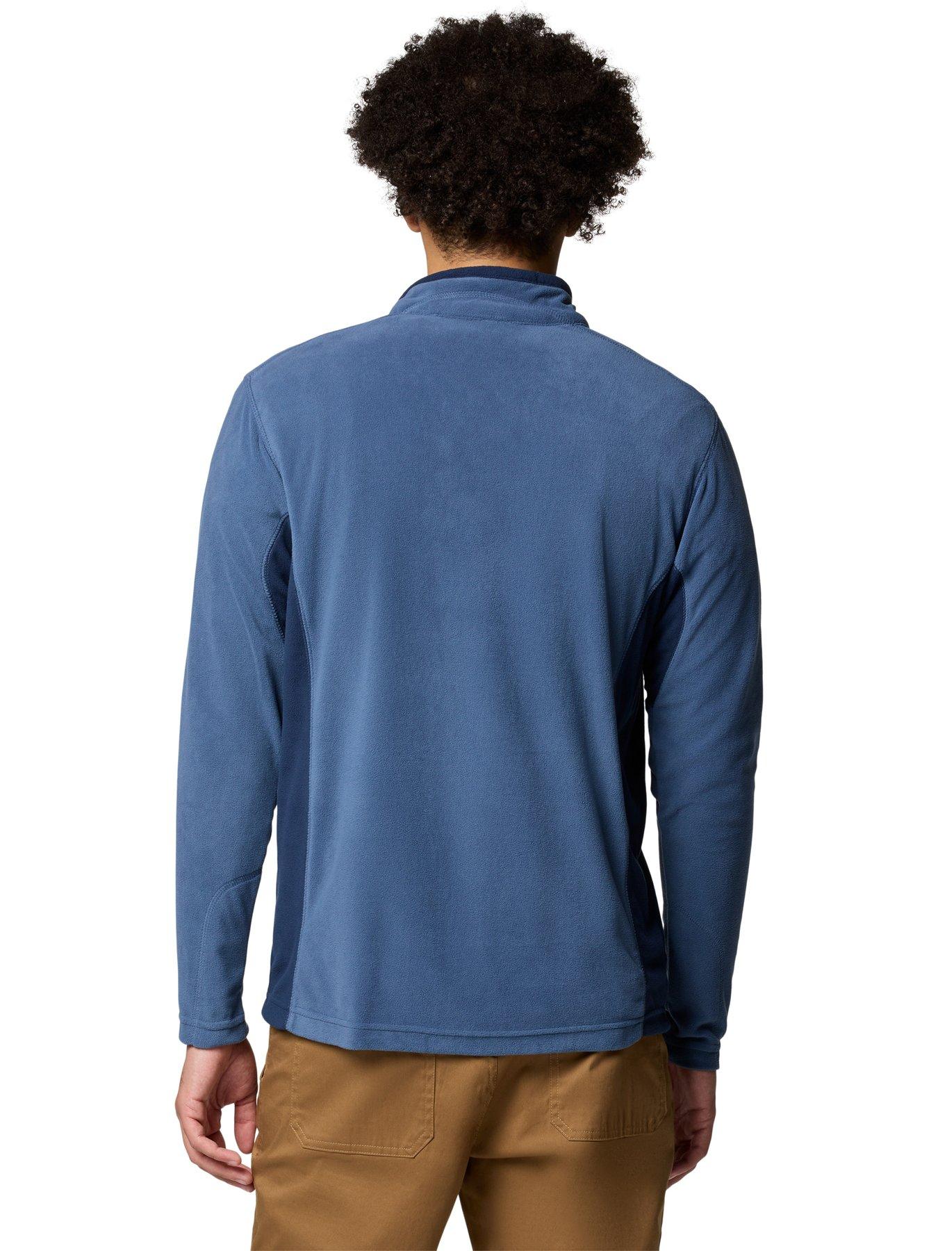  image of columbia-mens-klamath-range-ii-half-zip-fleece-blue