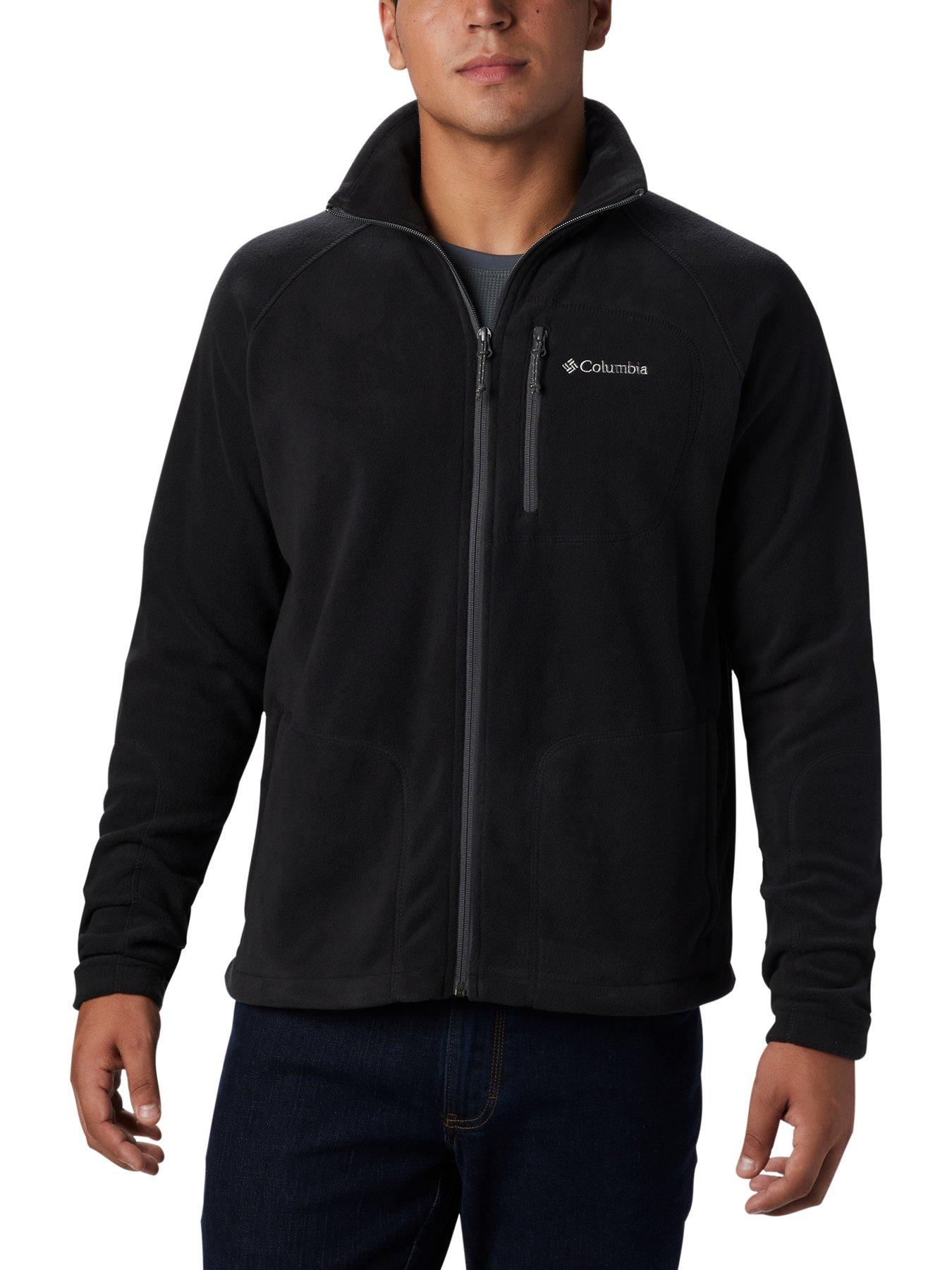  image of columbia-mens-fast-trek-ii-full-zip-fleece-black