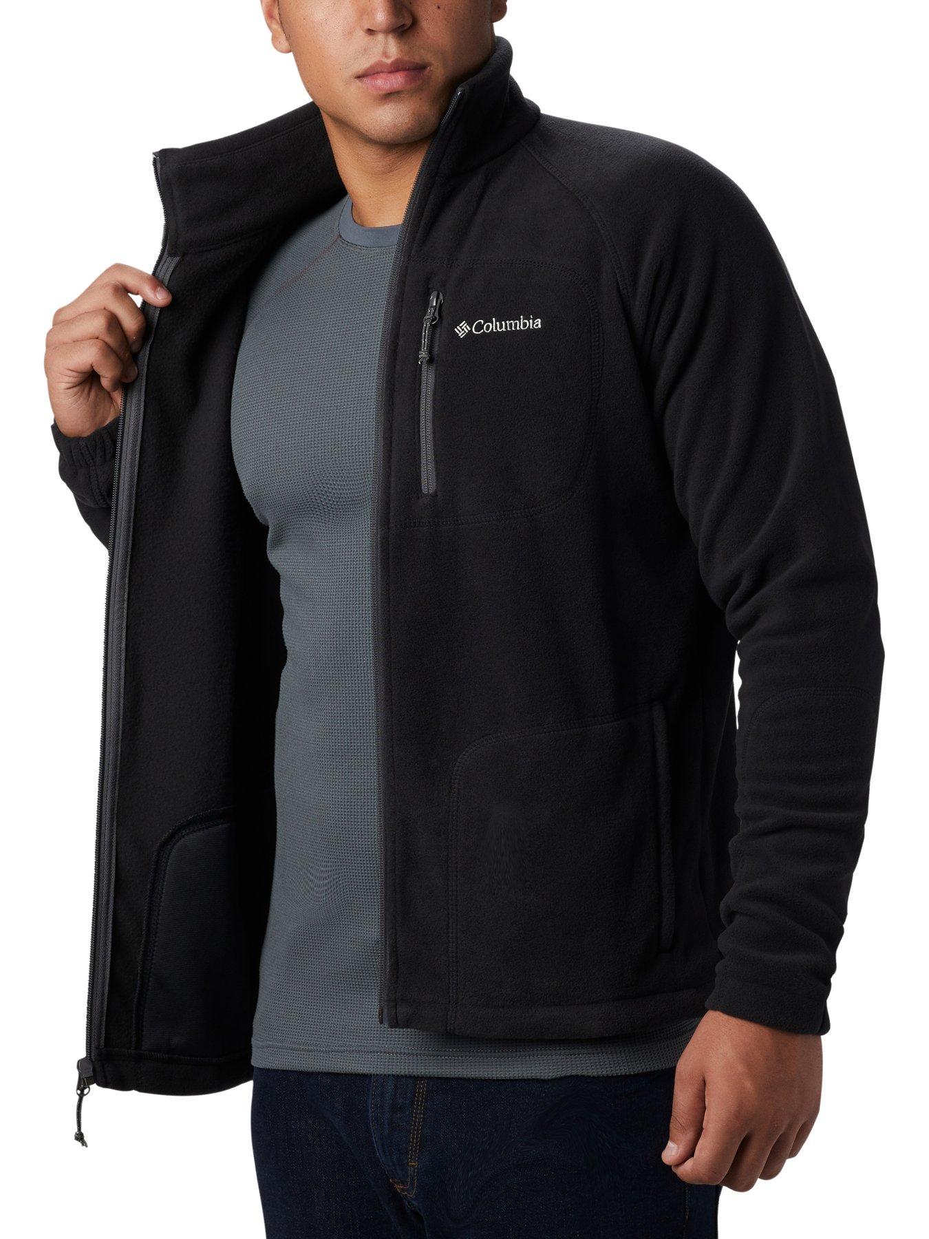  image of columbia-mens-fast-trek-ii-full-zip-fleece-black