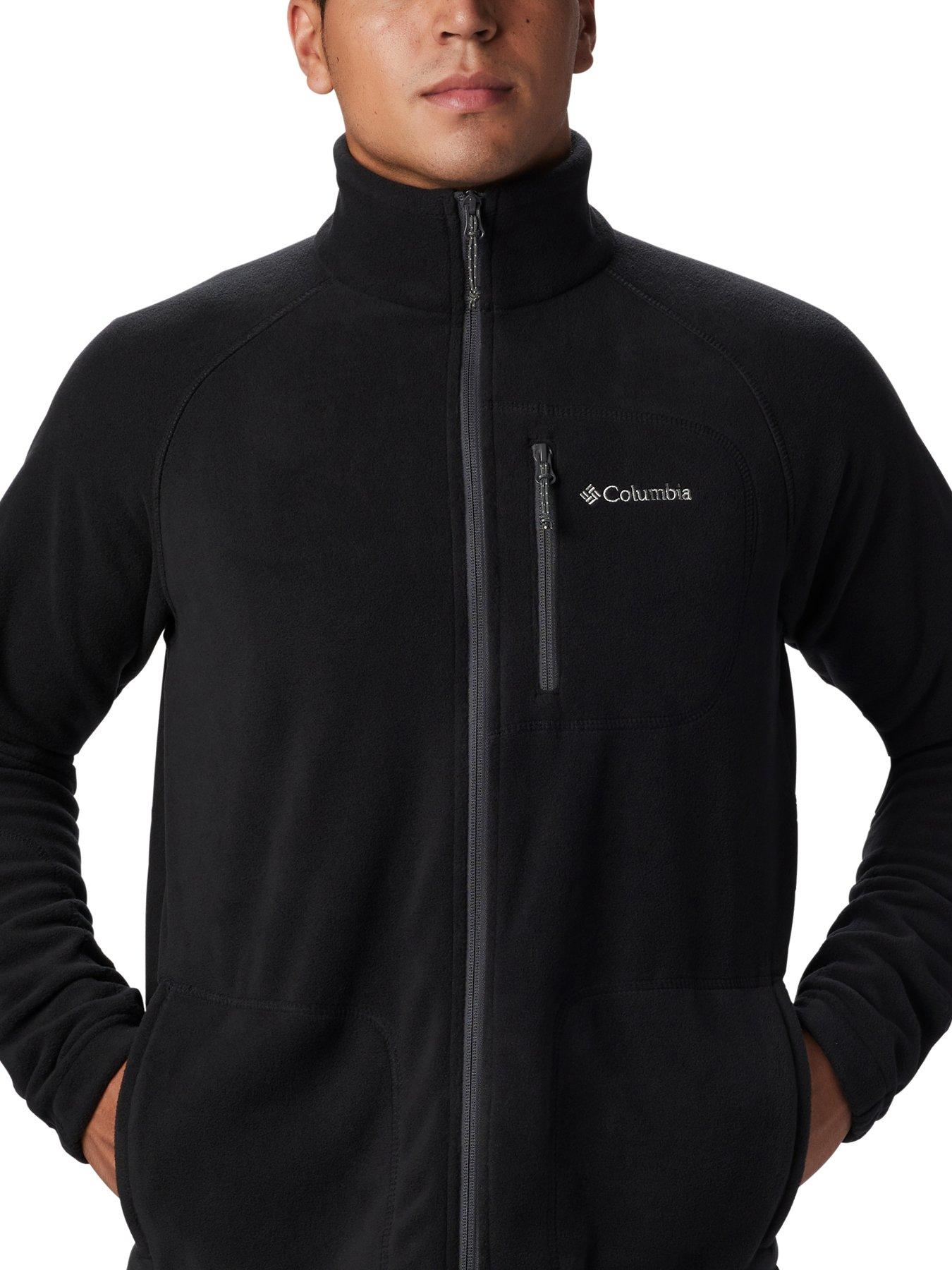  image of columbia-mens-fast-trek-ii-full-zip-fleece-black