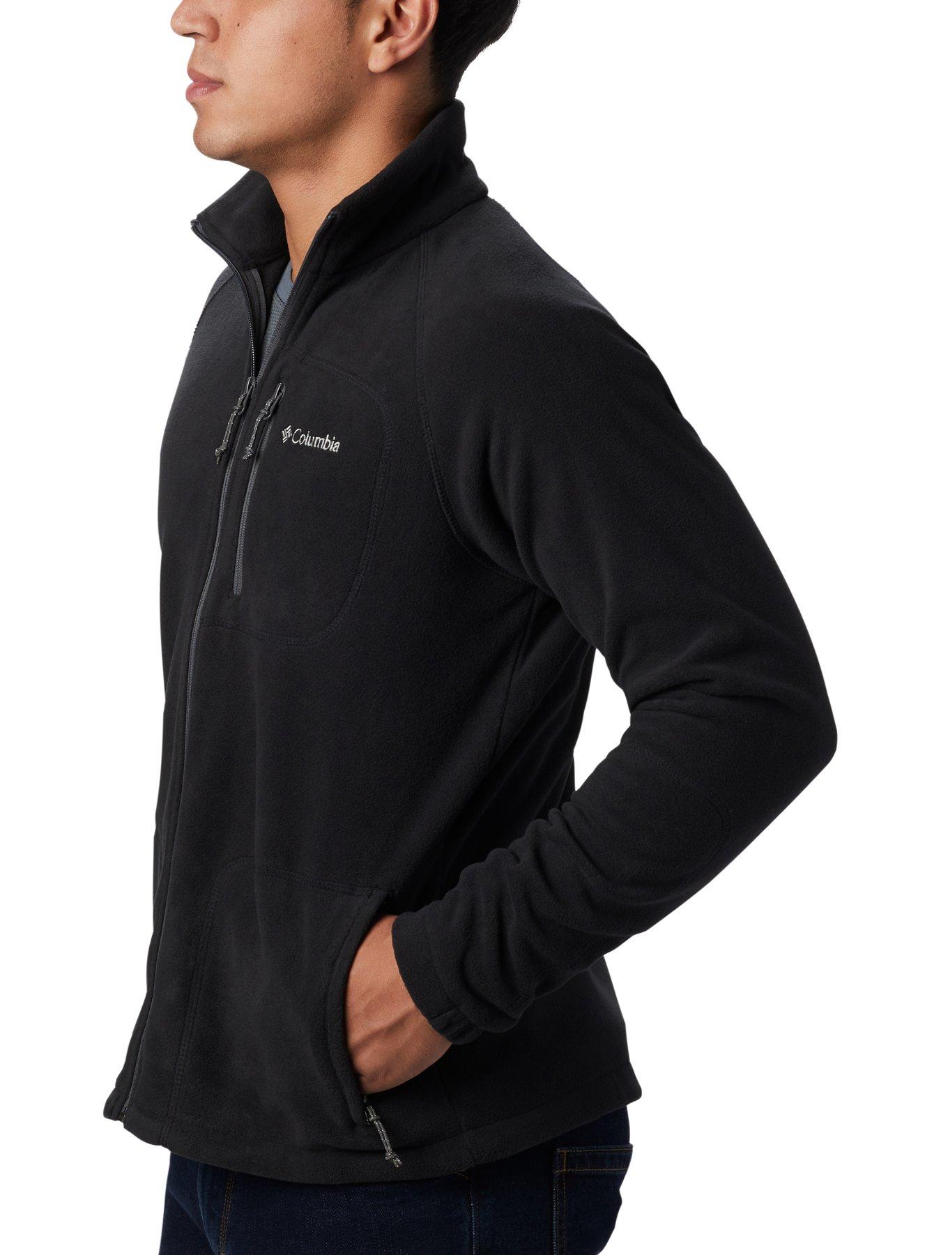  image of columbia-mens-fast-trek-ii-full-zip-fleece-black