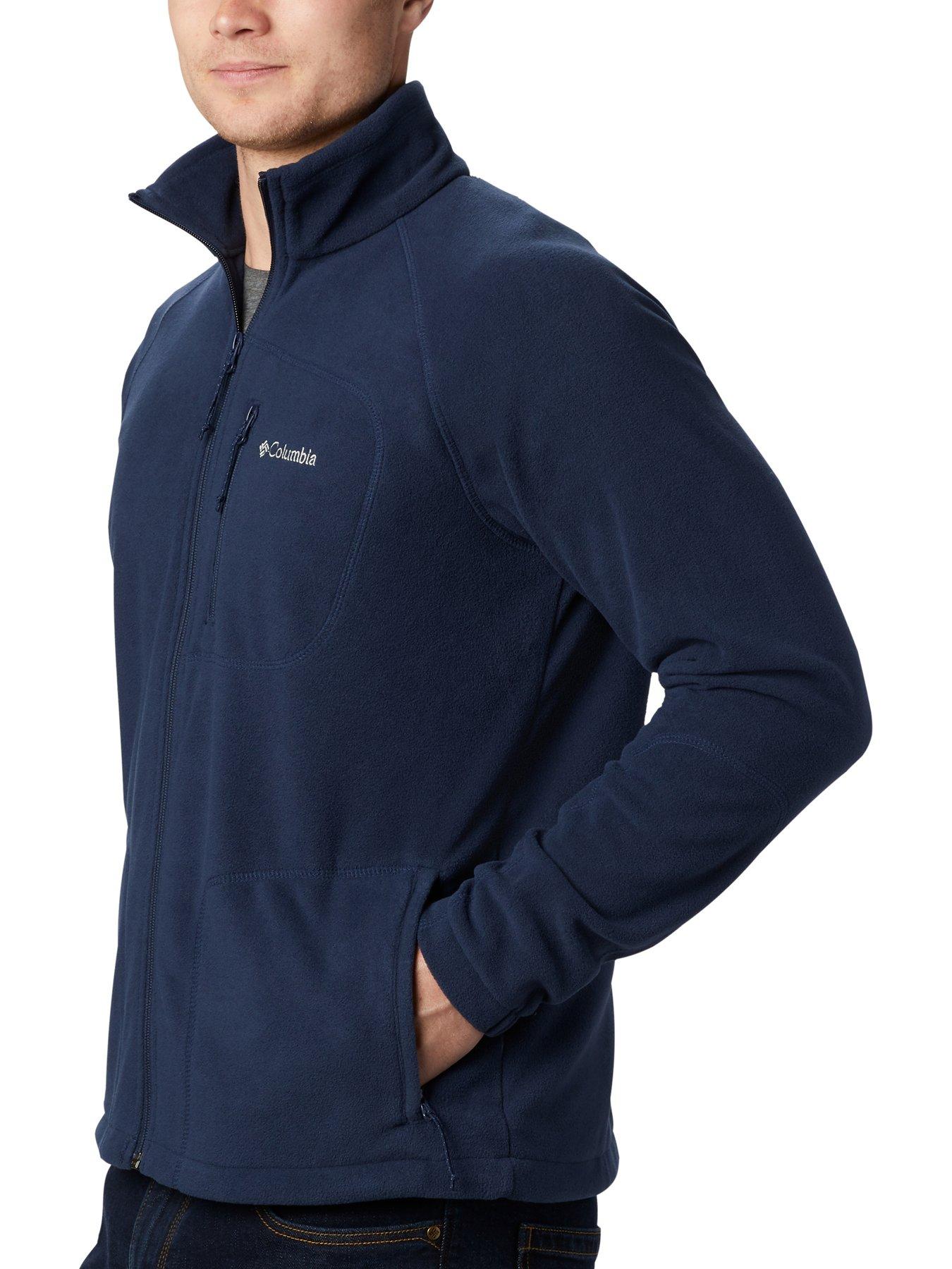  image of columbia-mens-fast-trek-ii-full-zip-fleece-navy