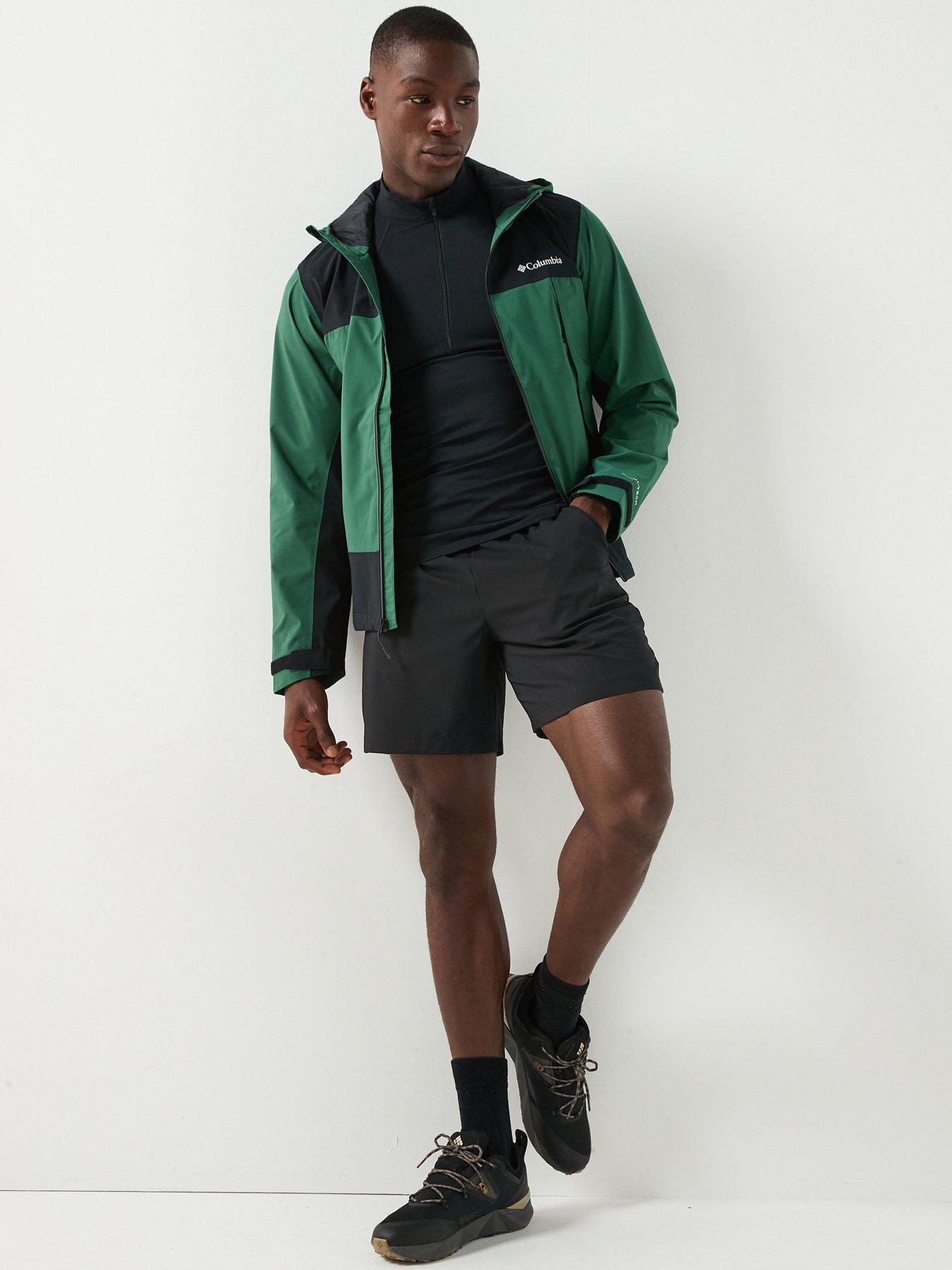 Image 3 of 6 of Columbia Mens Midweight Stretch Long Sleeve Half Zip Top - Black