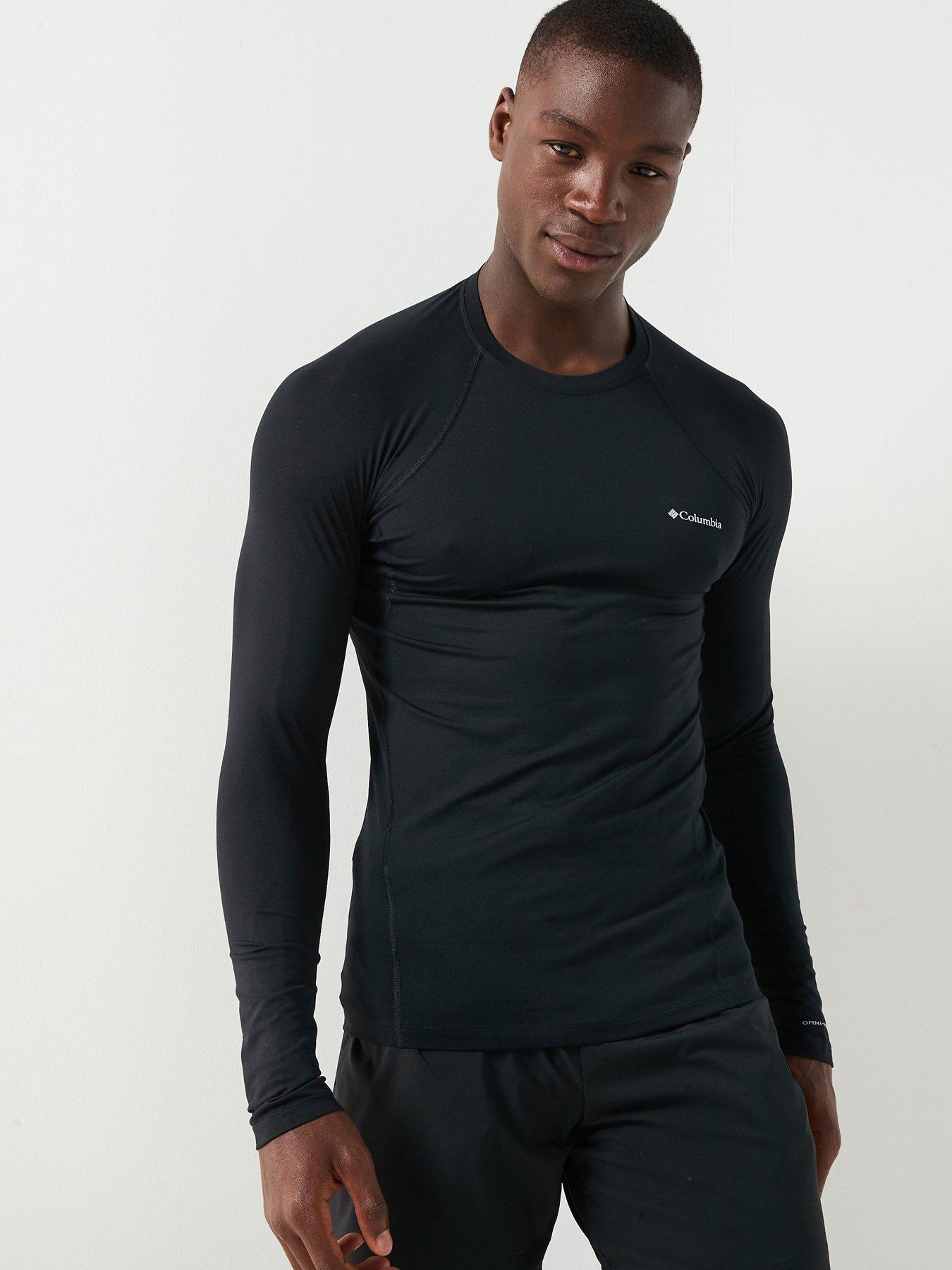 Columbia Men's Midweight Stretch Long Sleeve Top - Black