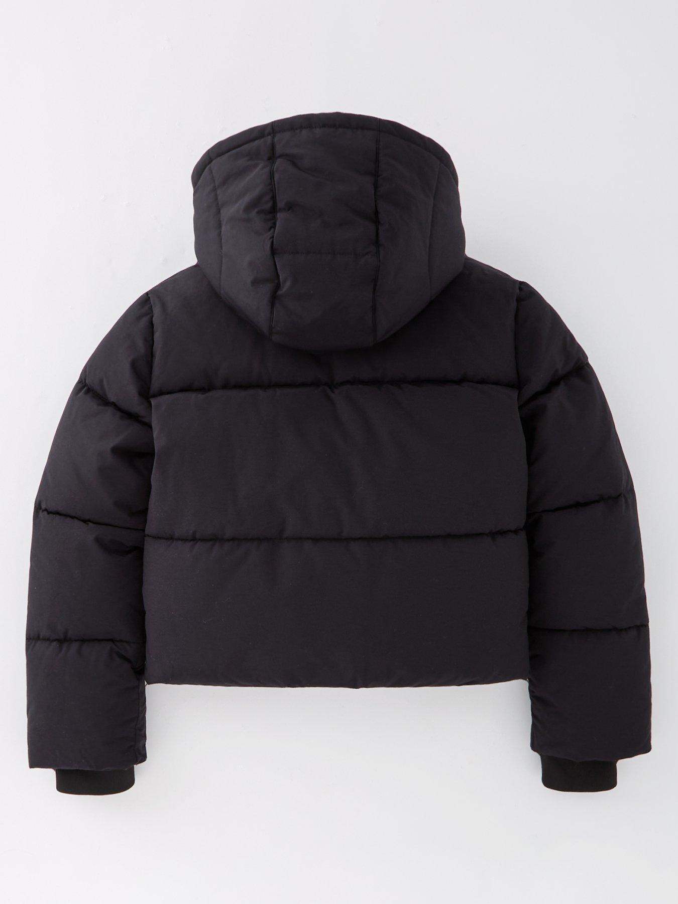 Image 2 of 4 of New Balance Junior Girls Puffer Coat - Black