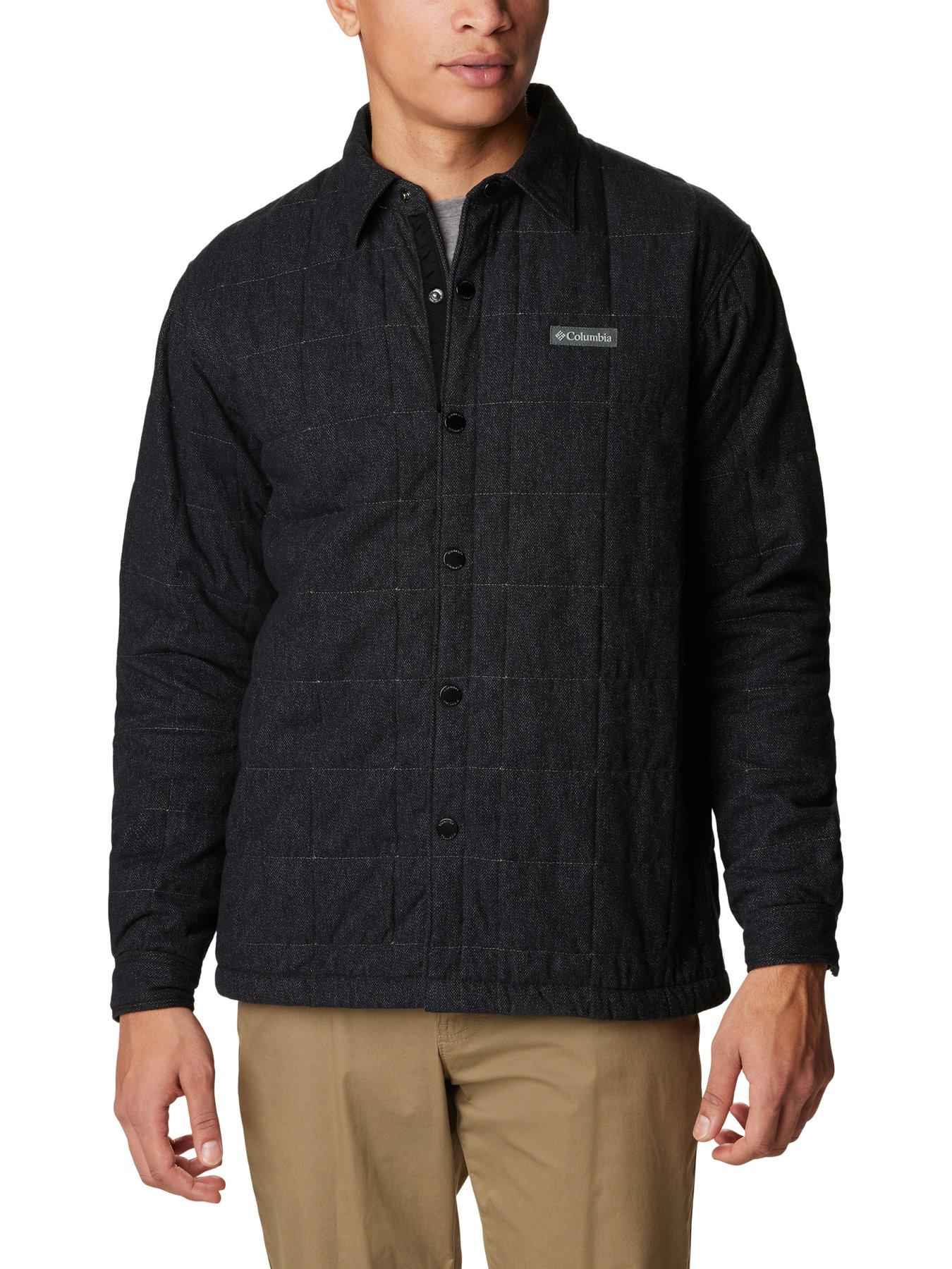 image of columbia-mens-landroamer-quilted-shirt-jacket-black