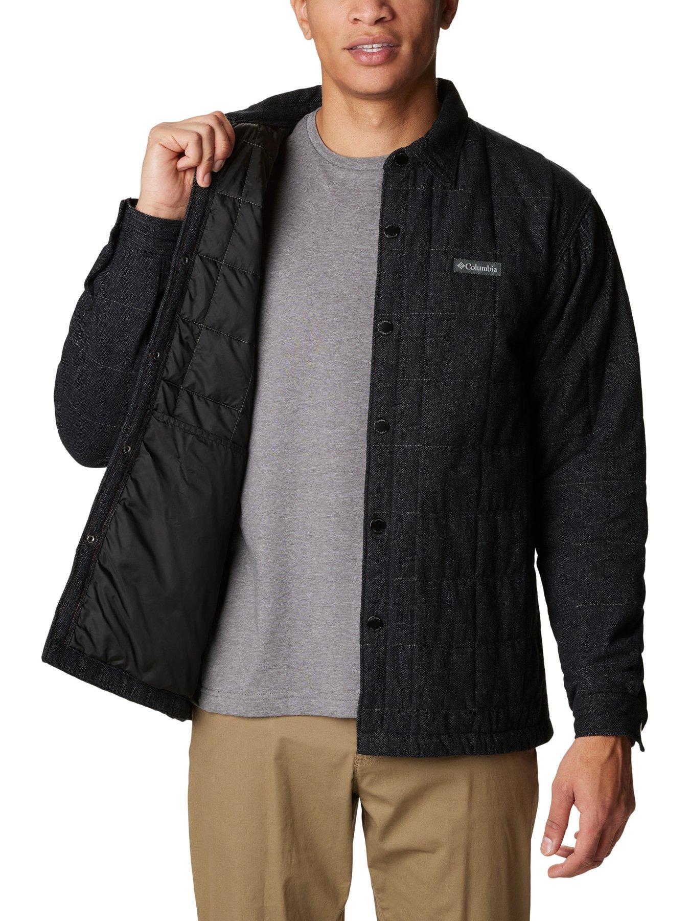  image of columbia-mens-landroamer-quilted-shirt-jacket-black
