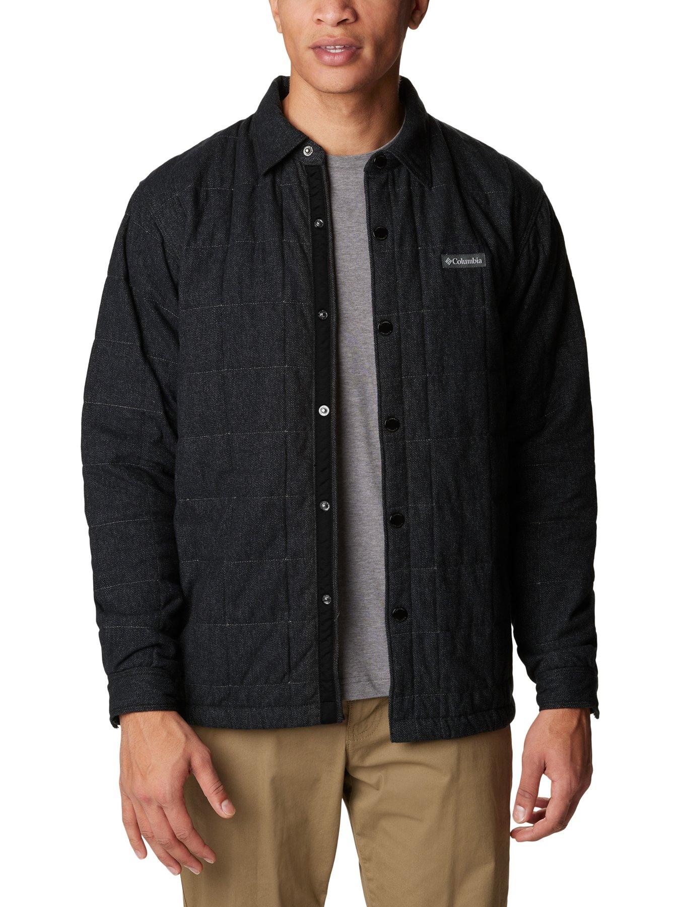  image of columbia-mens-landroamer-quilted-shirt-jacket-black
