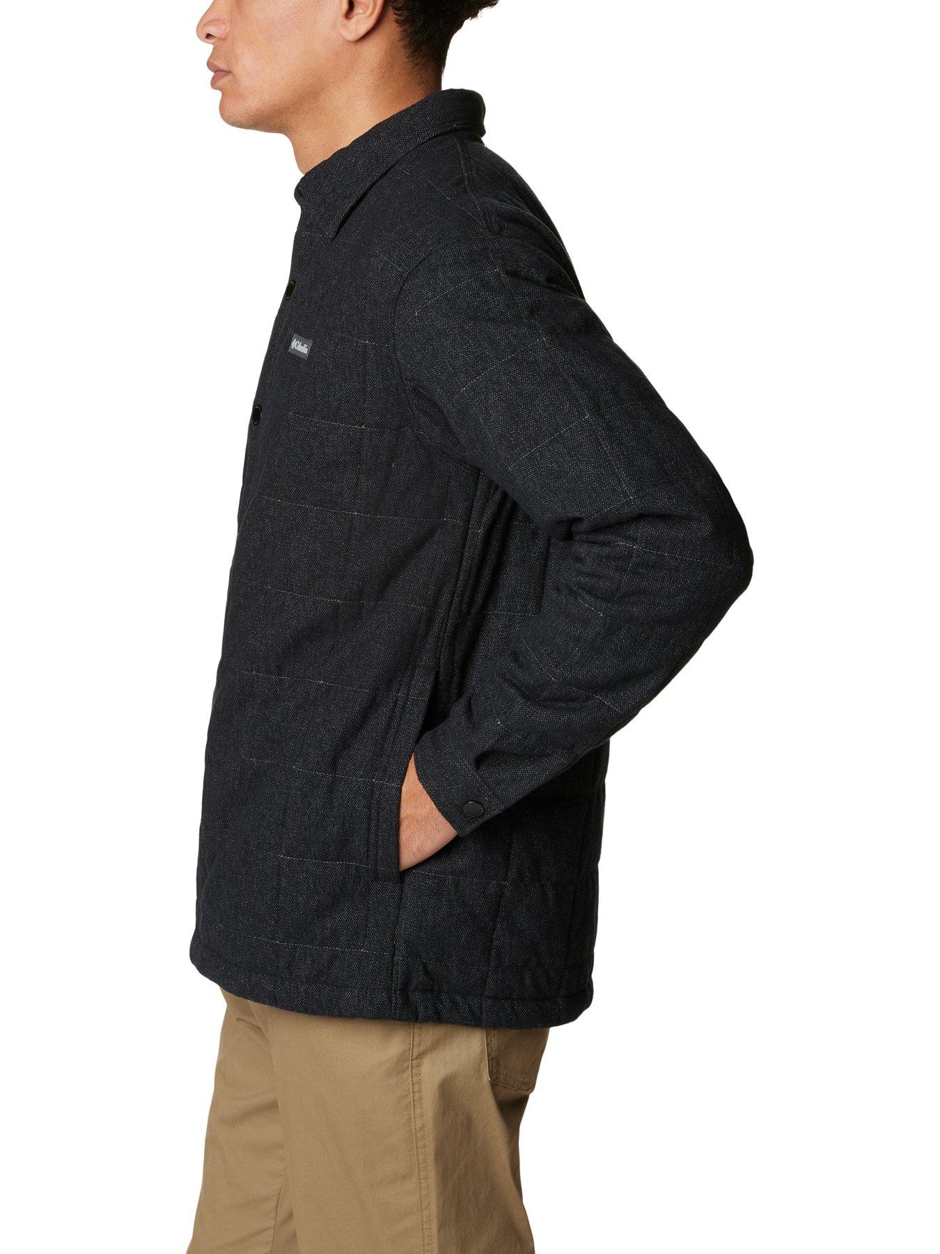  image of columbia-mens-landroamer-quilted-shirt-jacket-black