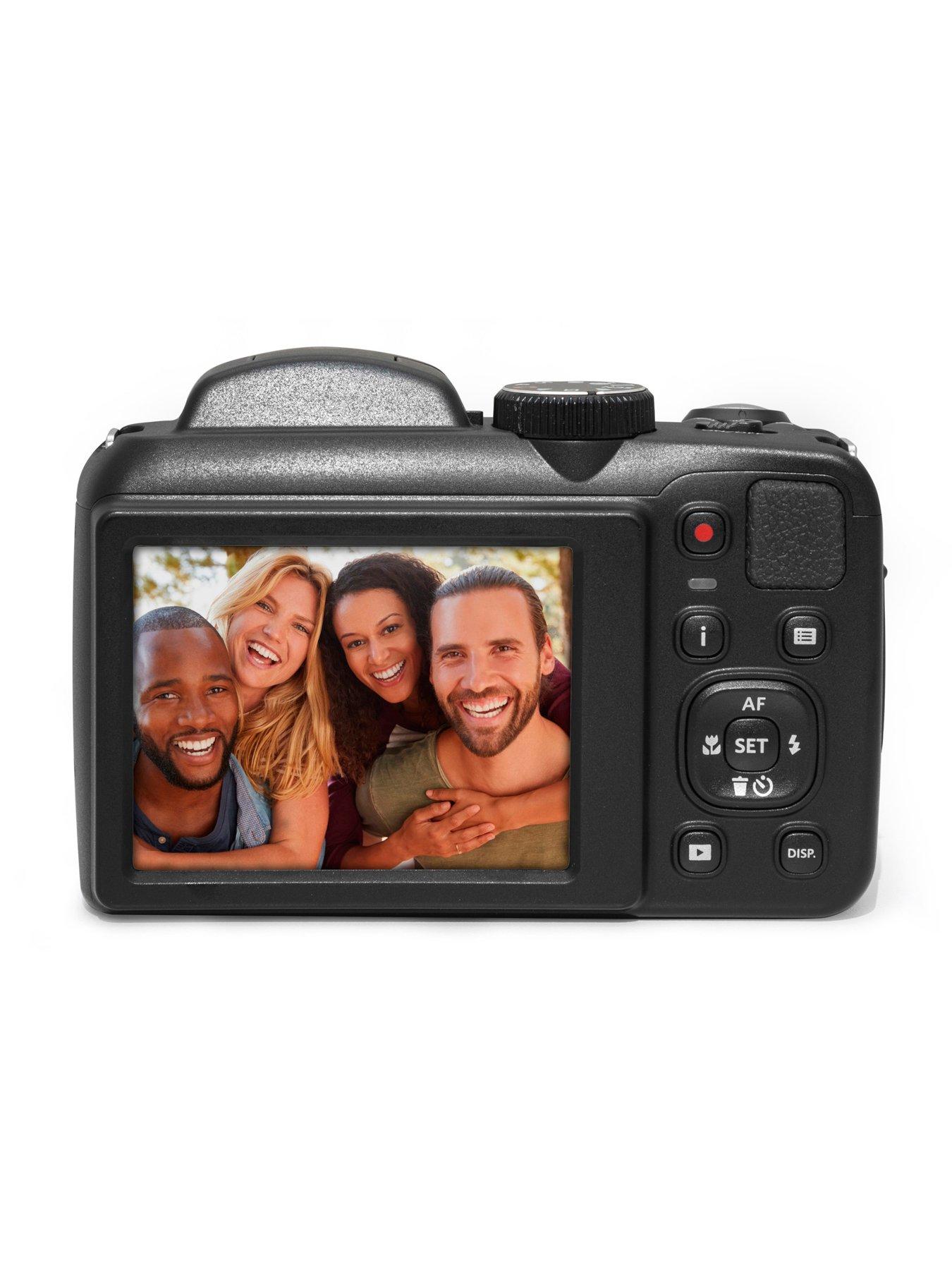  image of kodak-pixpro-az255-16mp-25x-astro-zoom-bridge-camera-black-camera-only