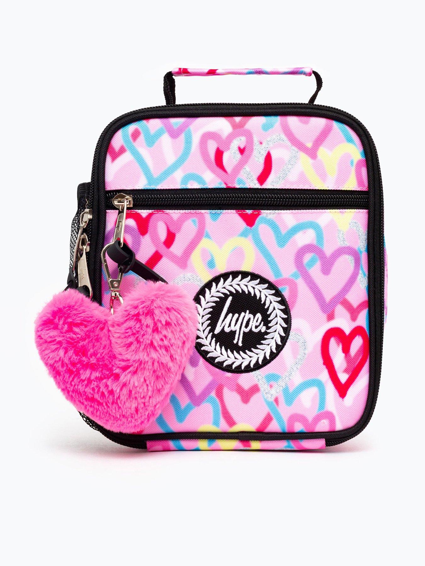 undefined Girls Graffiti Hearts Lunch Box - Pink
