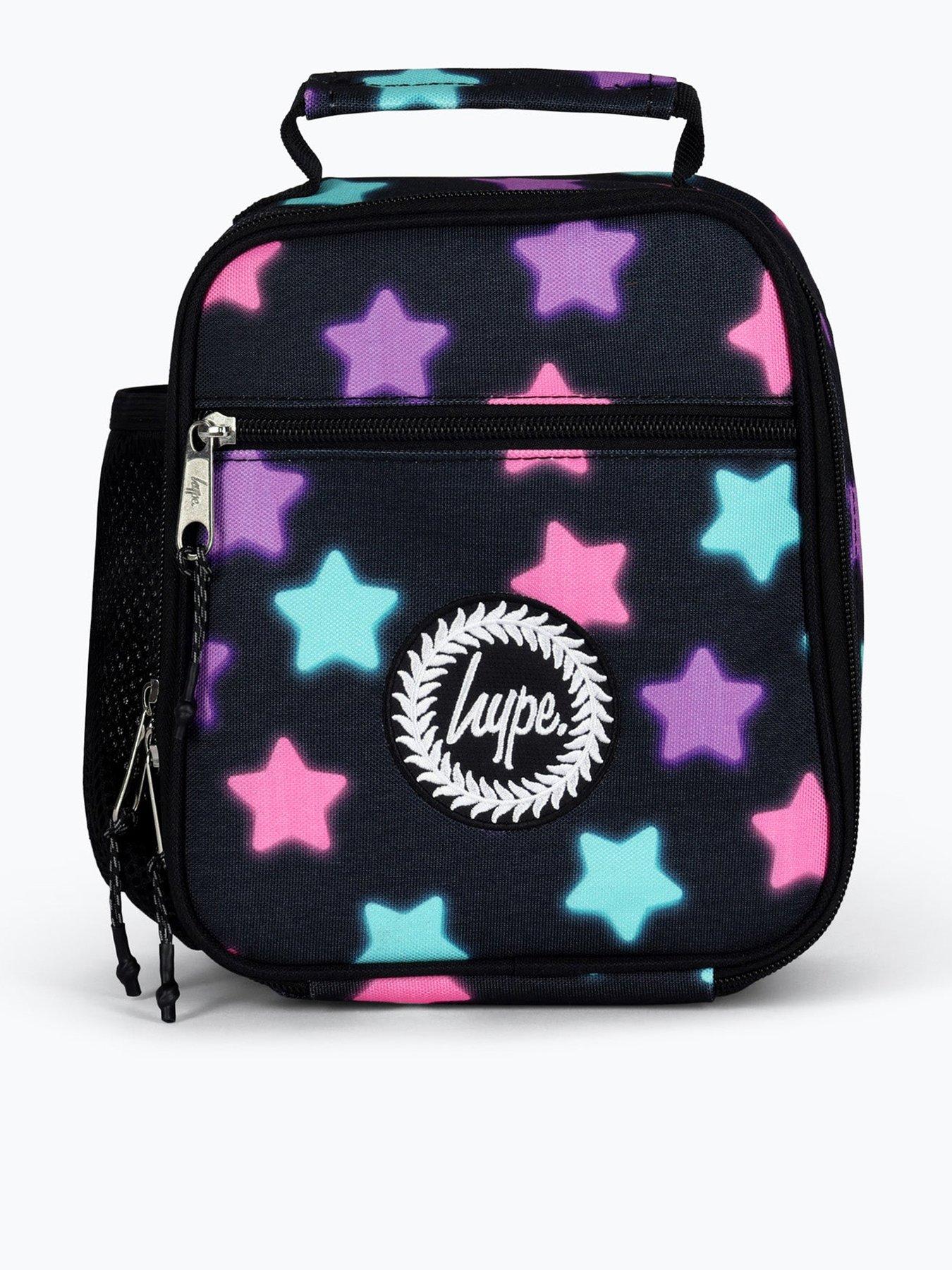 Hype Unisex Star Glow Lunch Bag - Black