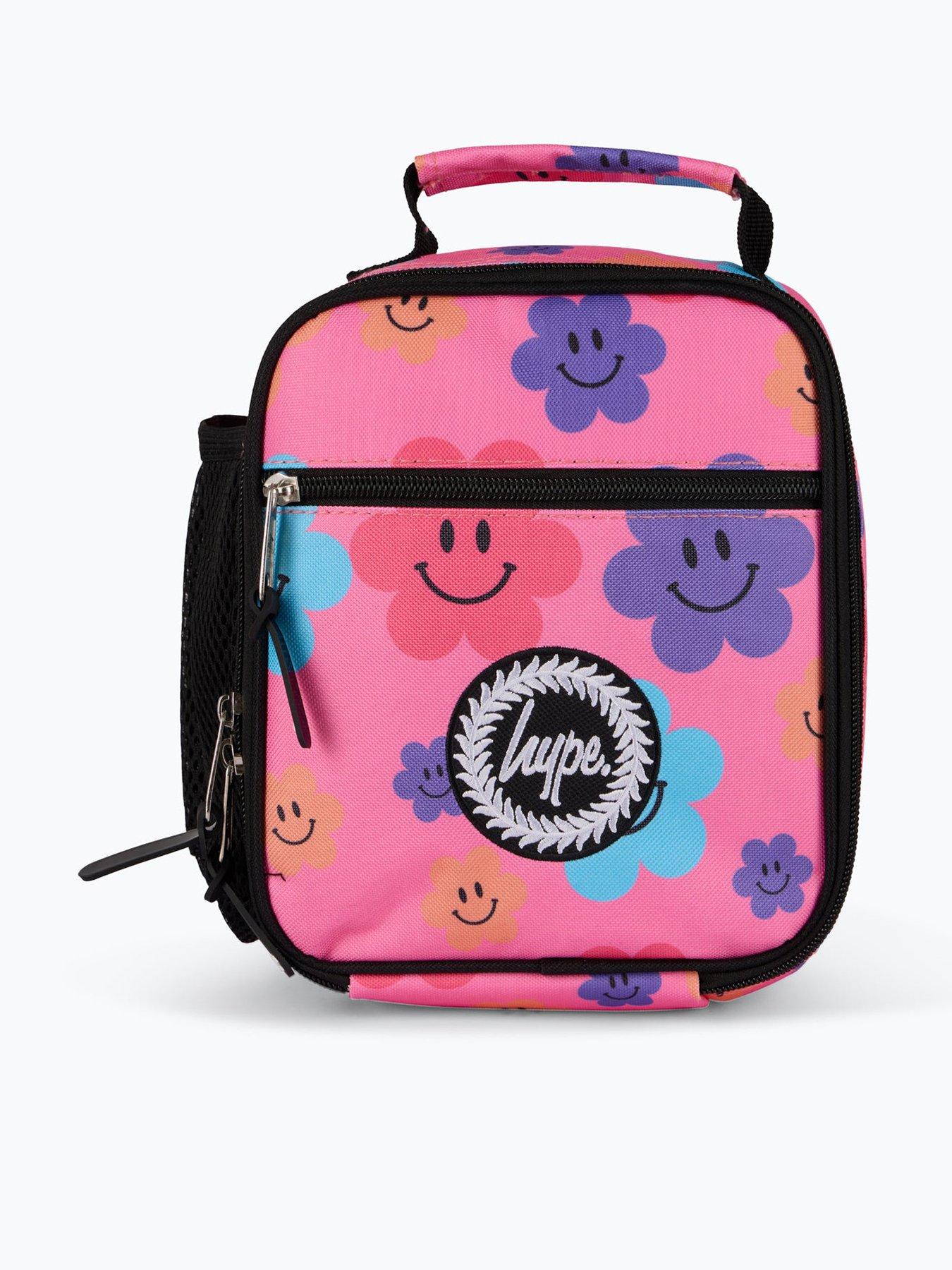 Hype Girls Happy Flowers Lunch Bag - Pink