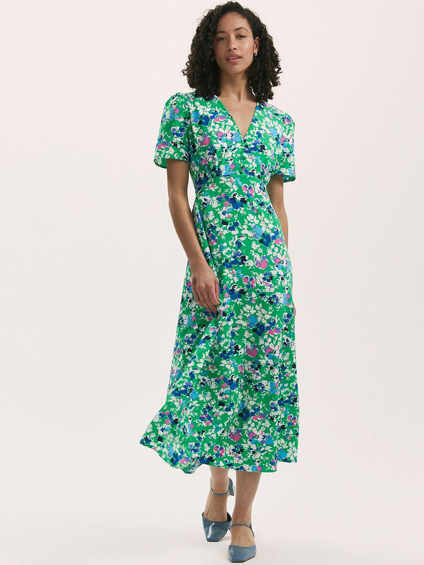 finery-nieve-midi-dress-green
