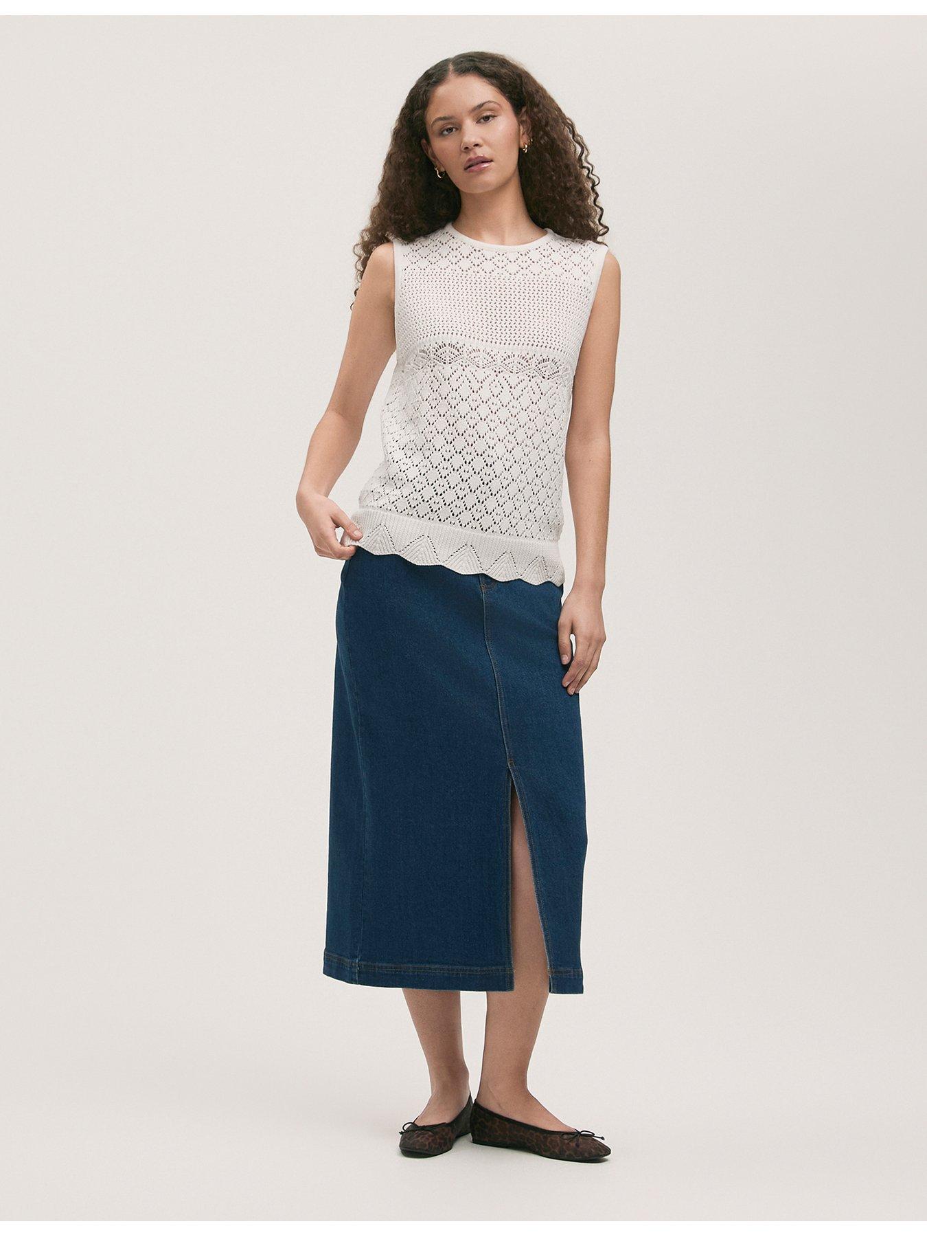  image of finery-porsha-vest-ivory