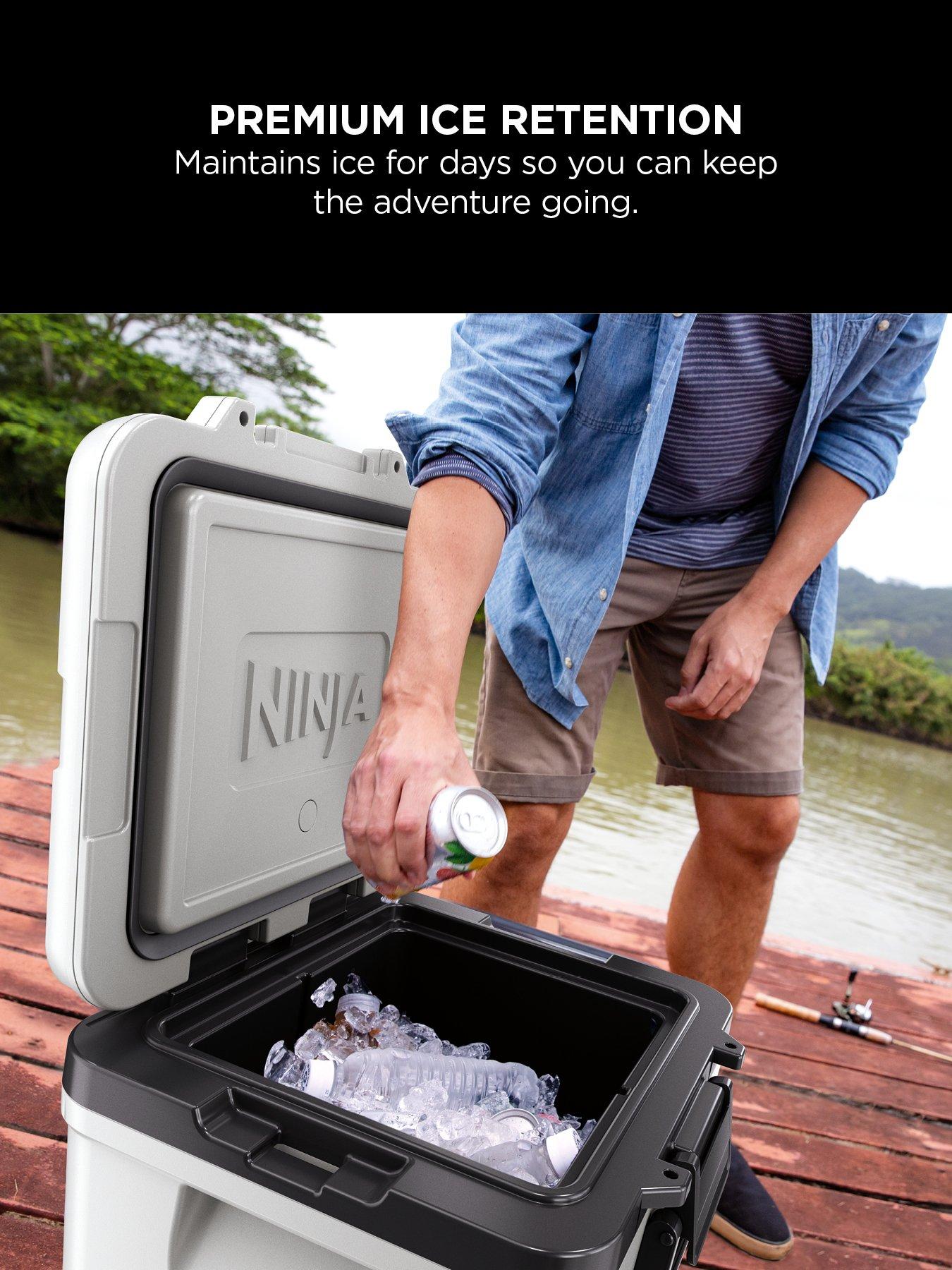  image of ninja-frostvault-30qt28l-wheeled-cooler-with-dry-zone-cloud-white-fb230ukwh-fb230euwh