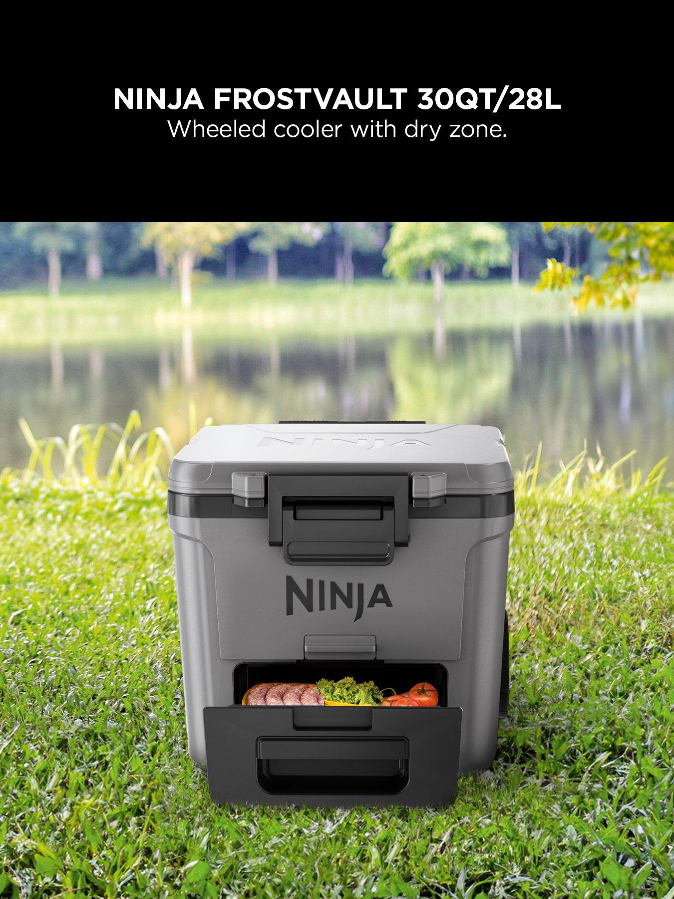  image of ninja-ninja-frostvault-30qt28l-wheeled-cooler-with-dry-zone-slate-grey-fb230ukgy-fb230eugy