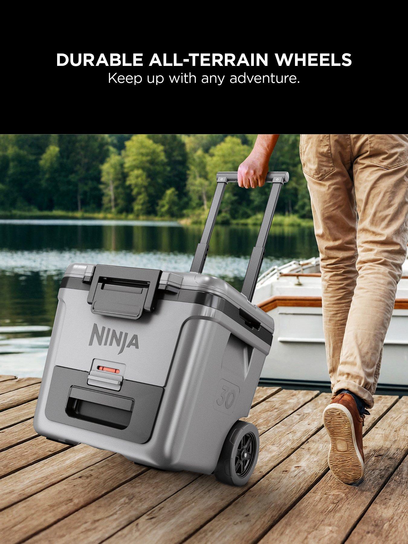  image of ninja-ninja-frostvault-30qt28l-wheeled-cooler-with-dry-zone-slate-grey-fb230ukgy-fb230eugy