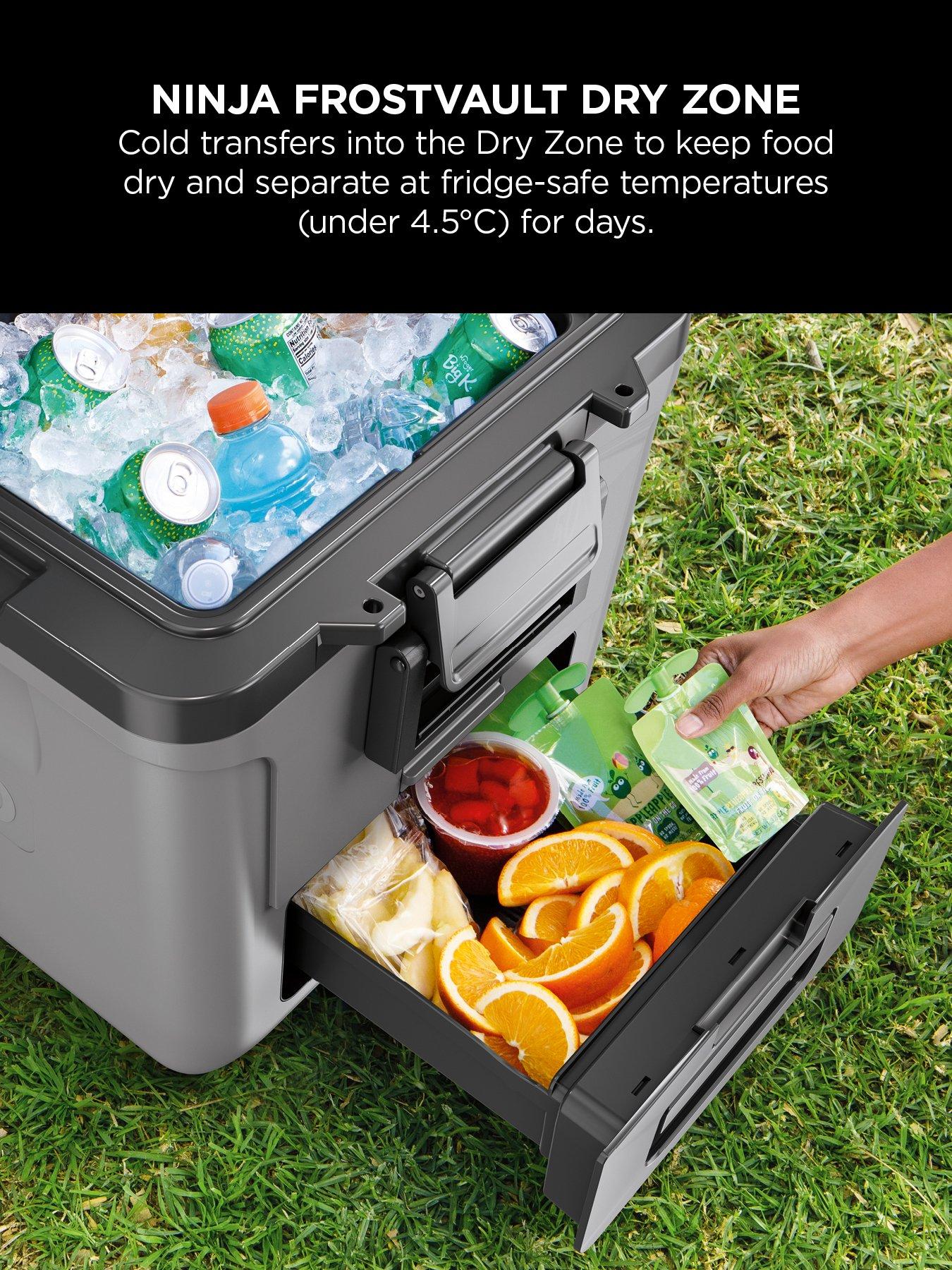  image of ninja-ninja-frostvault-30qt28l-wheeled-cooler-with-dry-zone-slate-grey-fb230ukgy-fb230eugy