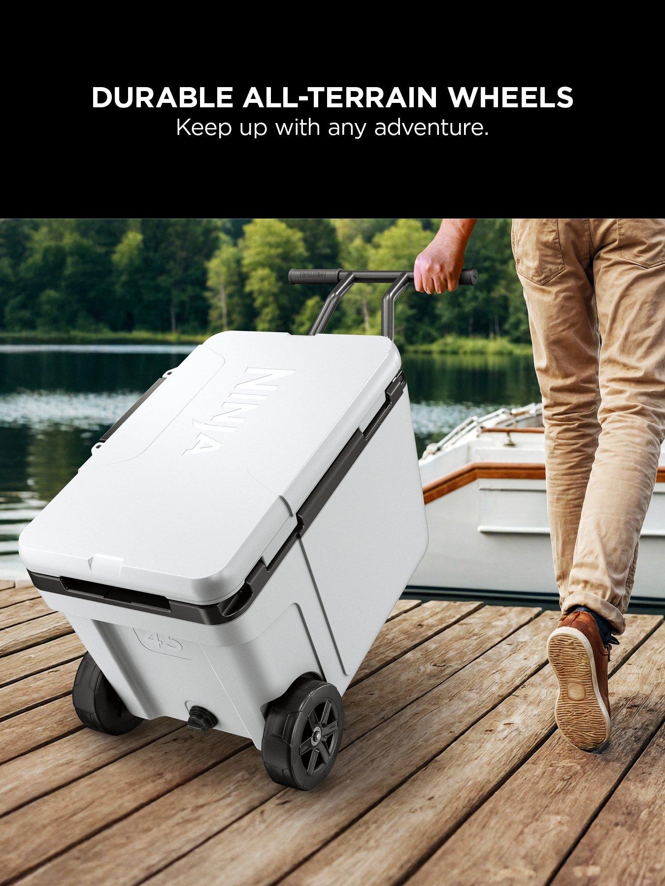  image of ninja-frostvault-45qt42l-wheeled-cooler-with-dry-zone-cloud-white-fb245ukwh-fb245euwh