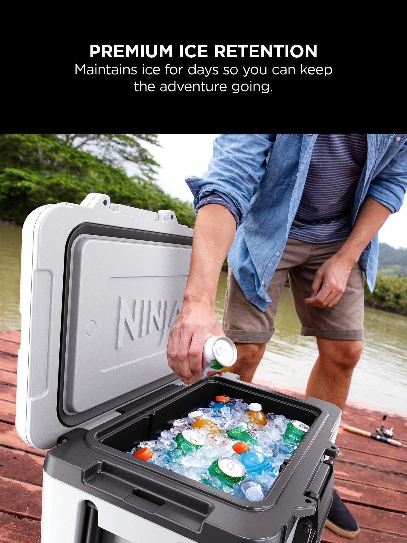  image of ninja-frostvault-45qt42l-wheeled-cooler-with-dry-zone-cloud-white-fb245ukwh-fb245euwh