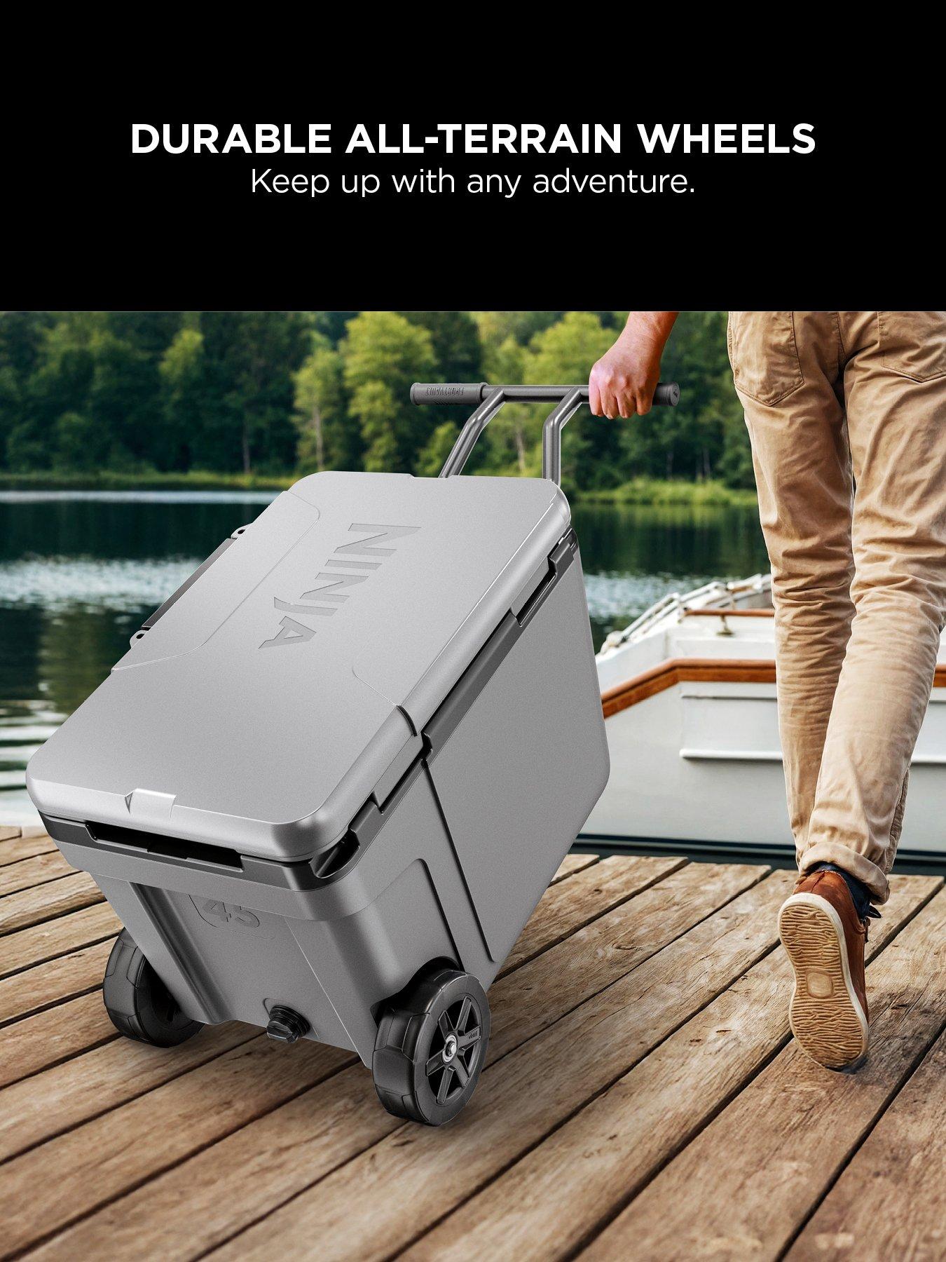  image of ninja-ninja-frostvault-45qt42l-wheeled-cooler-with-dry-zone-slate-grey-fb245eugy-fb245eugy