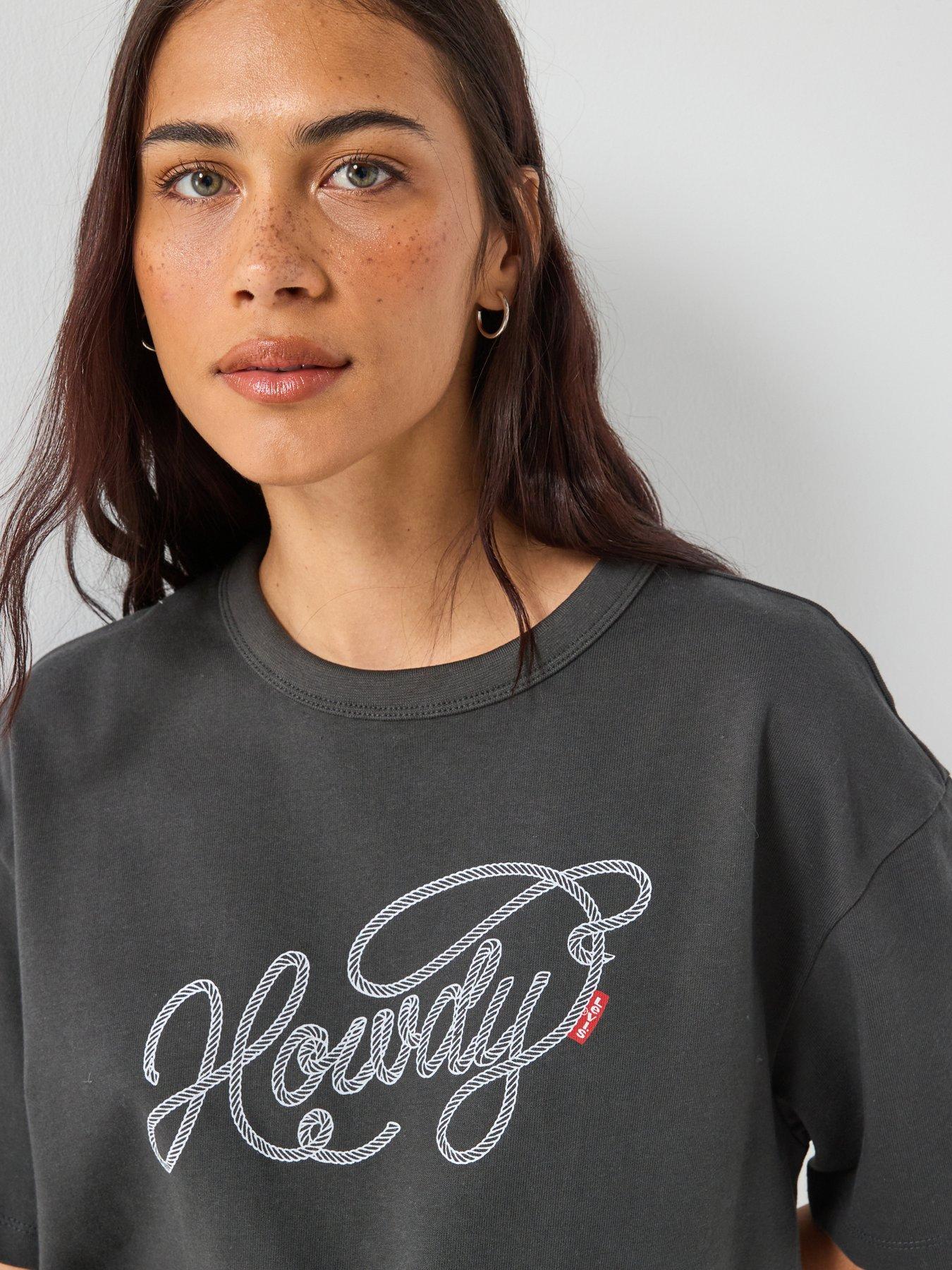  image of levis-graphic-tabor-t-shirt-howdy-script-pirate-black