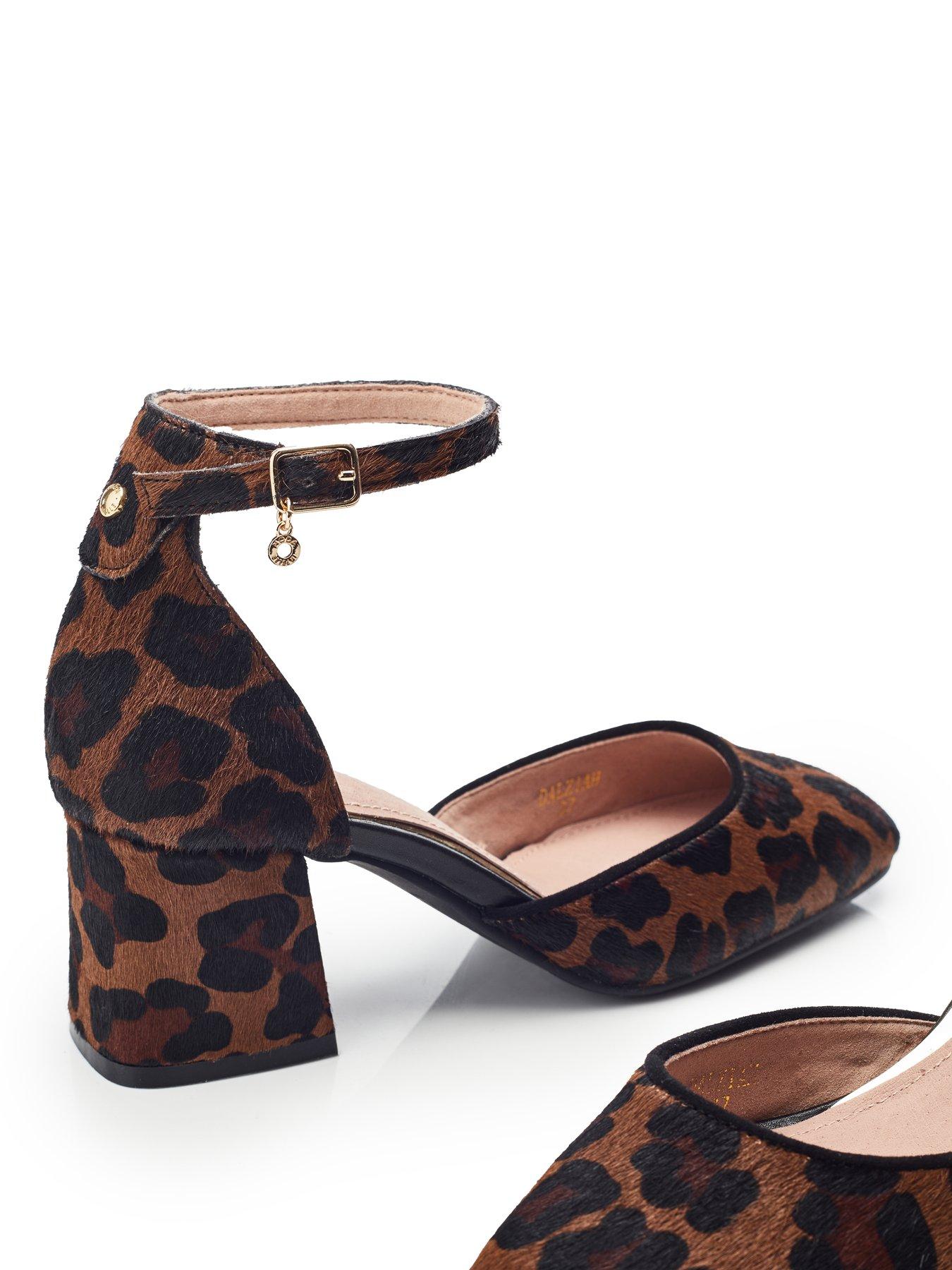  image of moda-in-pelle-dalziah-heeled-shoes-leopard