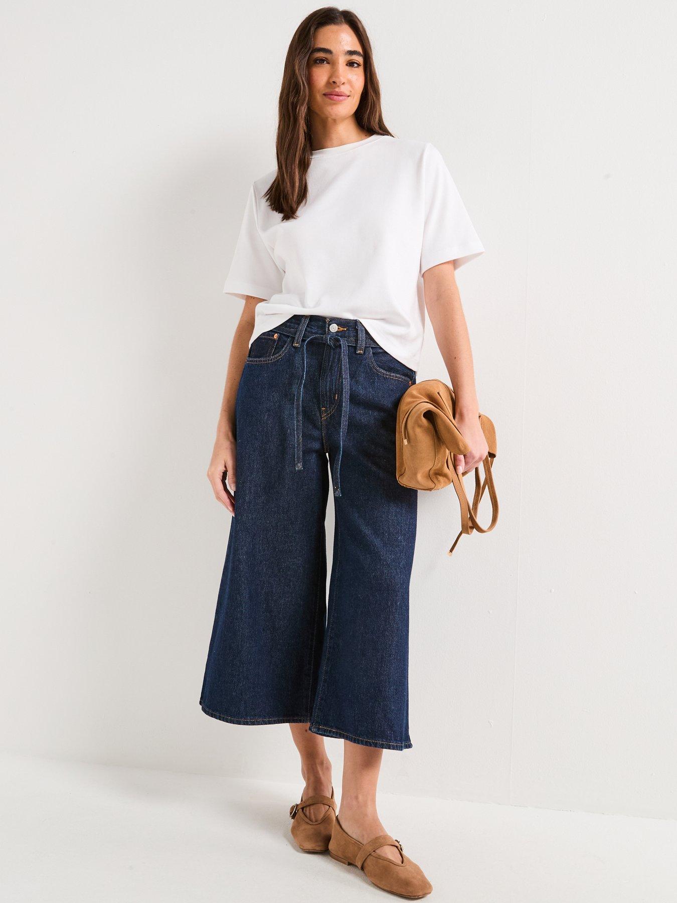  image of levis-xl-culotte-jeans-shaded-viewnbsp--blue