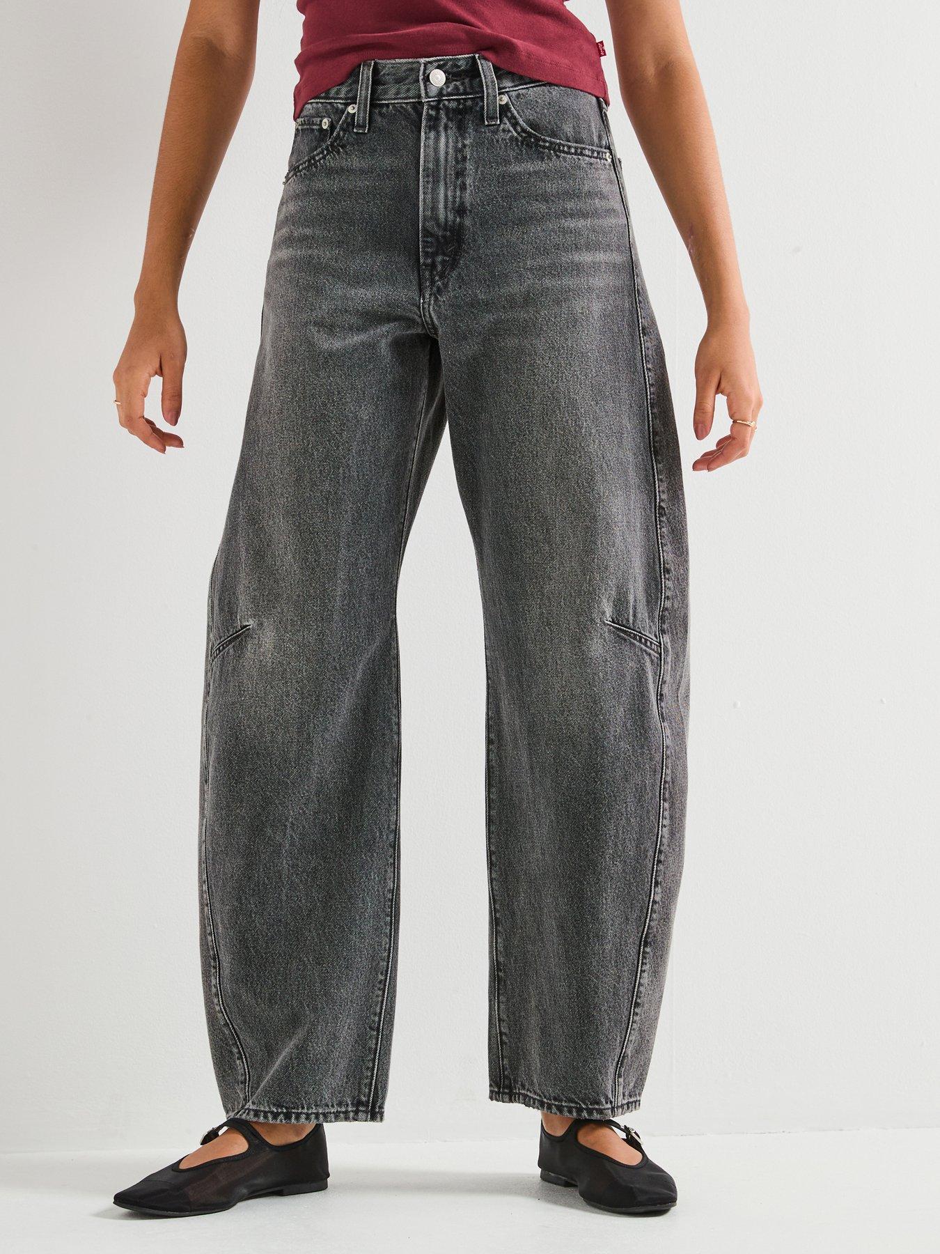 undefined Cinch Barrel Jeans - Past Lives - Black